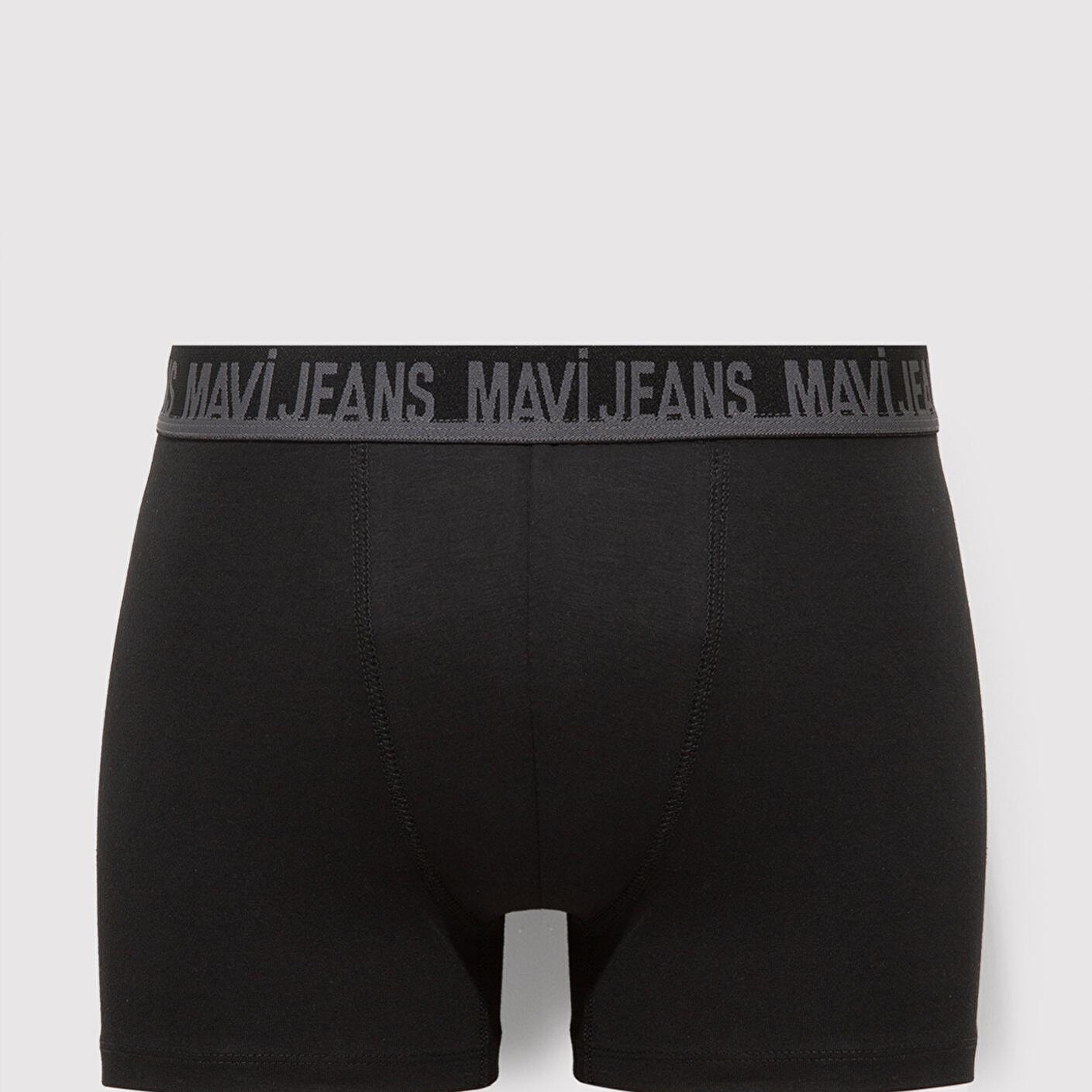 Mavi 3lü Siyah Basic Boxer 0912221-900