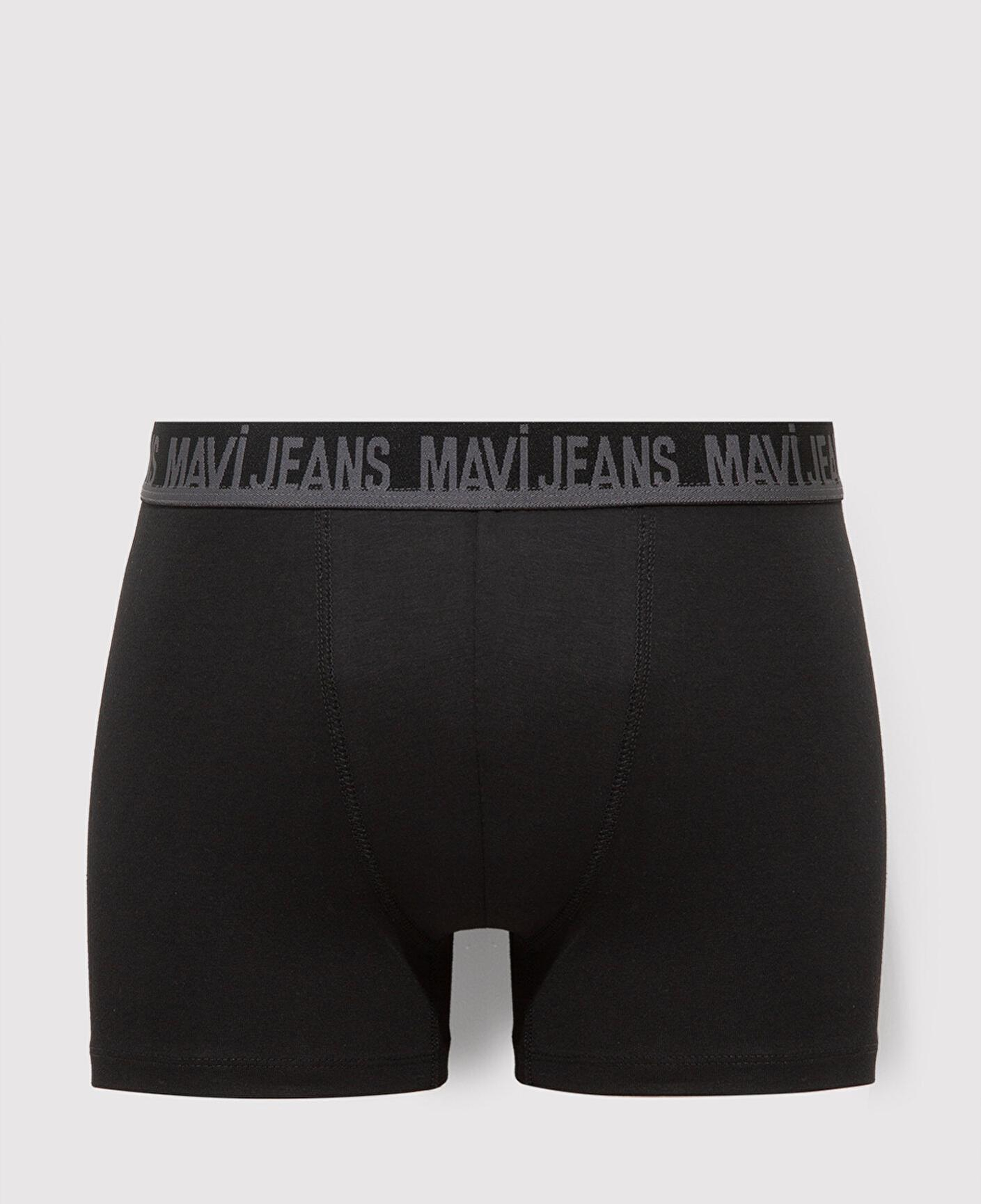 Mavi 3lü Siyah Basic Boxer 0912221-900