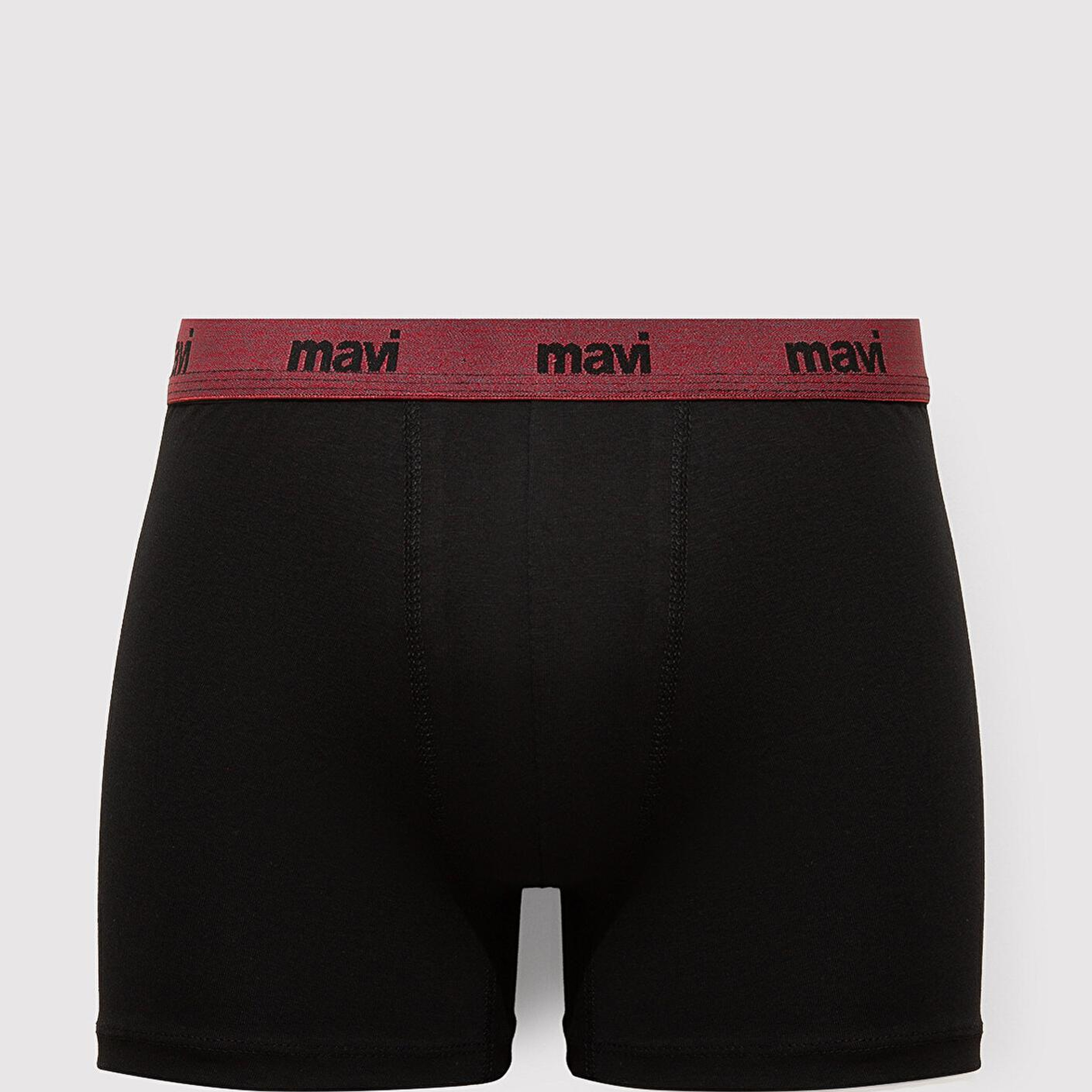 Mavi 3lü Siyah Baskılı Boxer 0912225-900