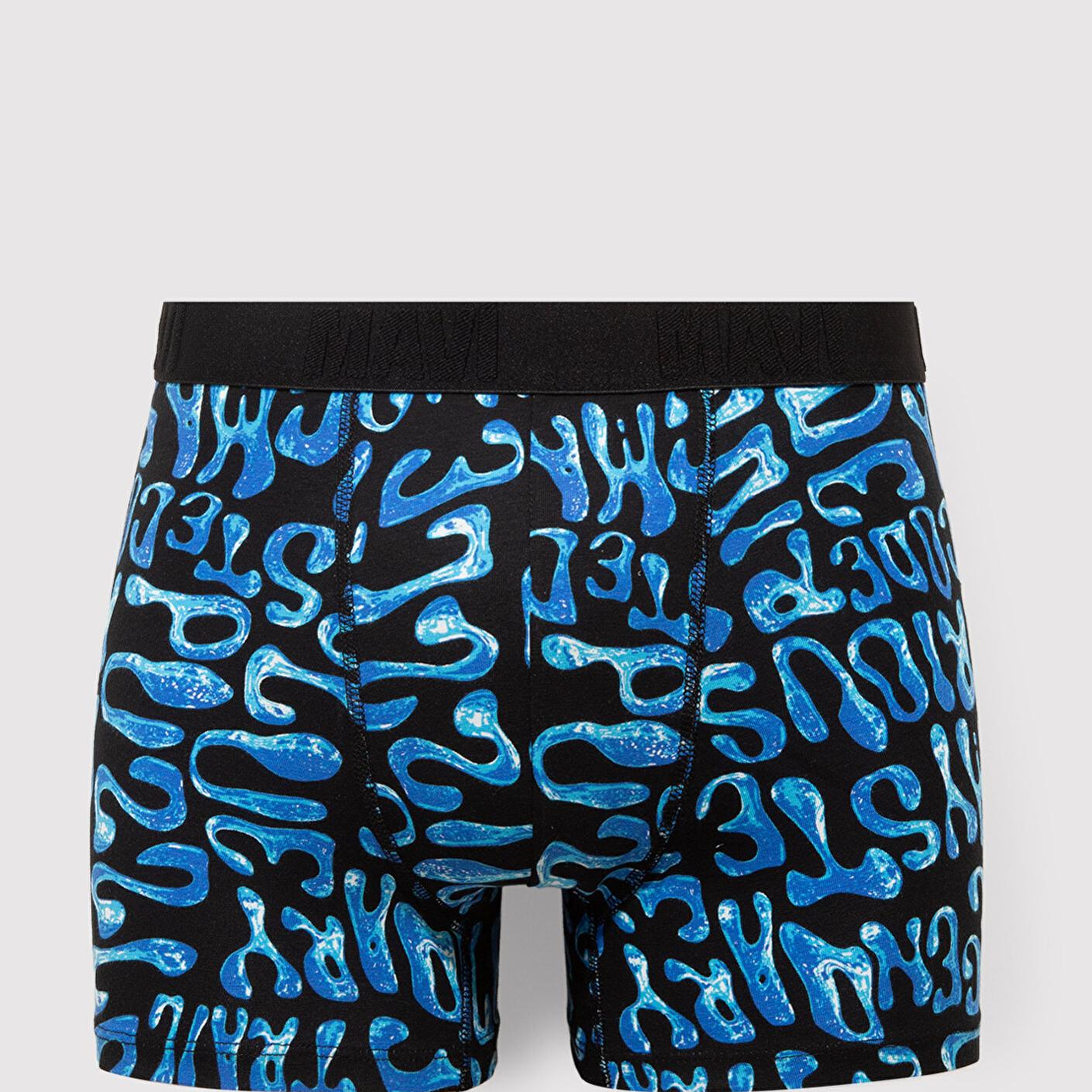 Mavi Baskılı Mavi Boxer 0912240-24367