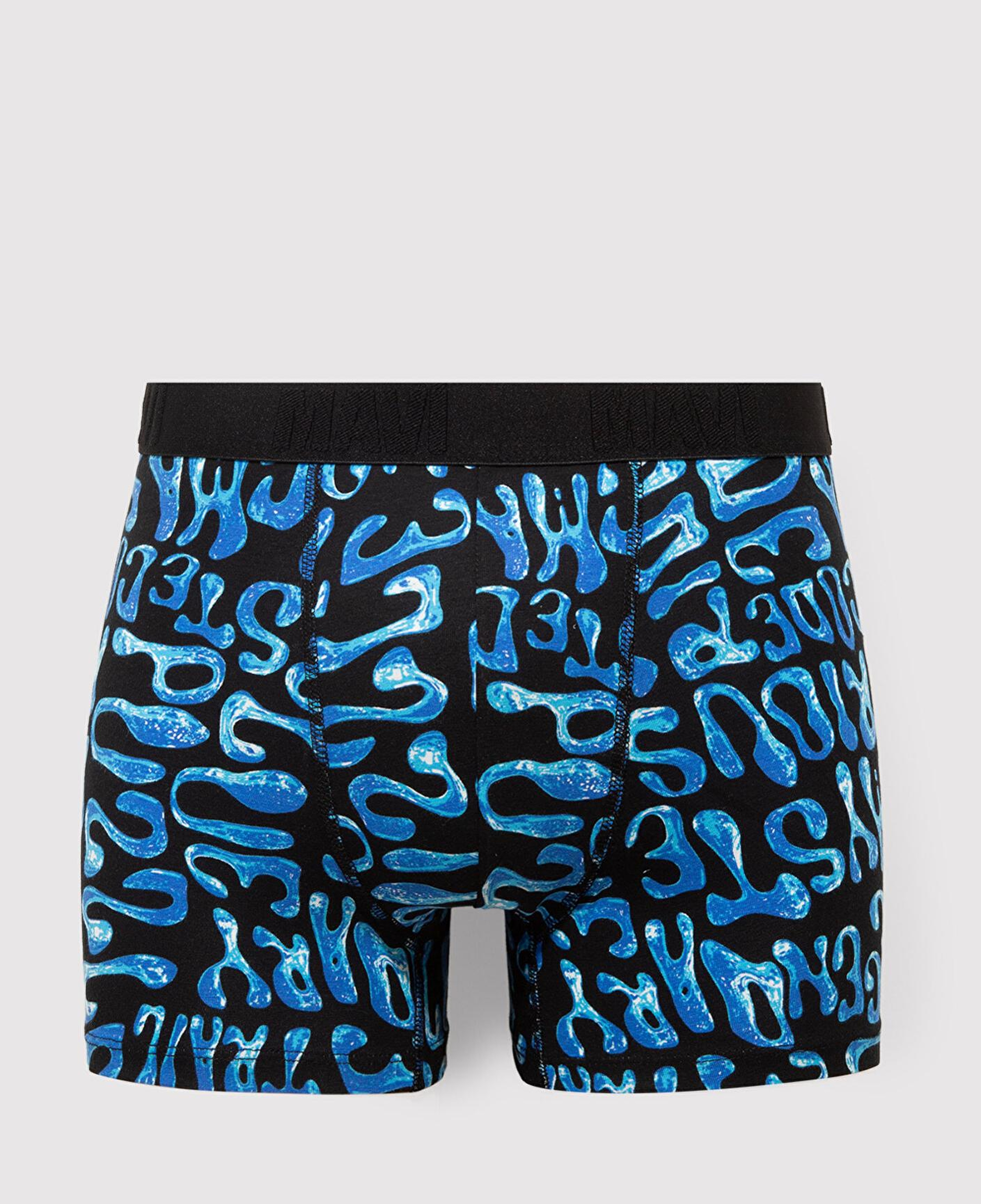 Mavi Baskılı Mavi Boxer 0912240-24367