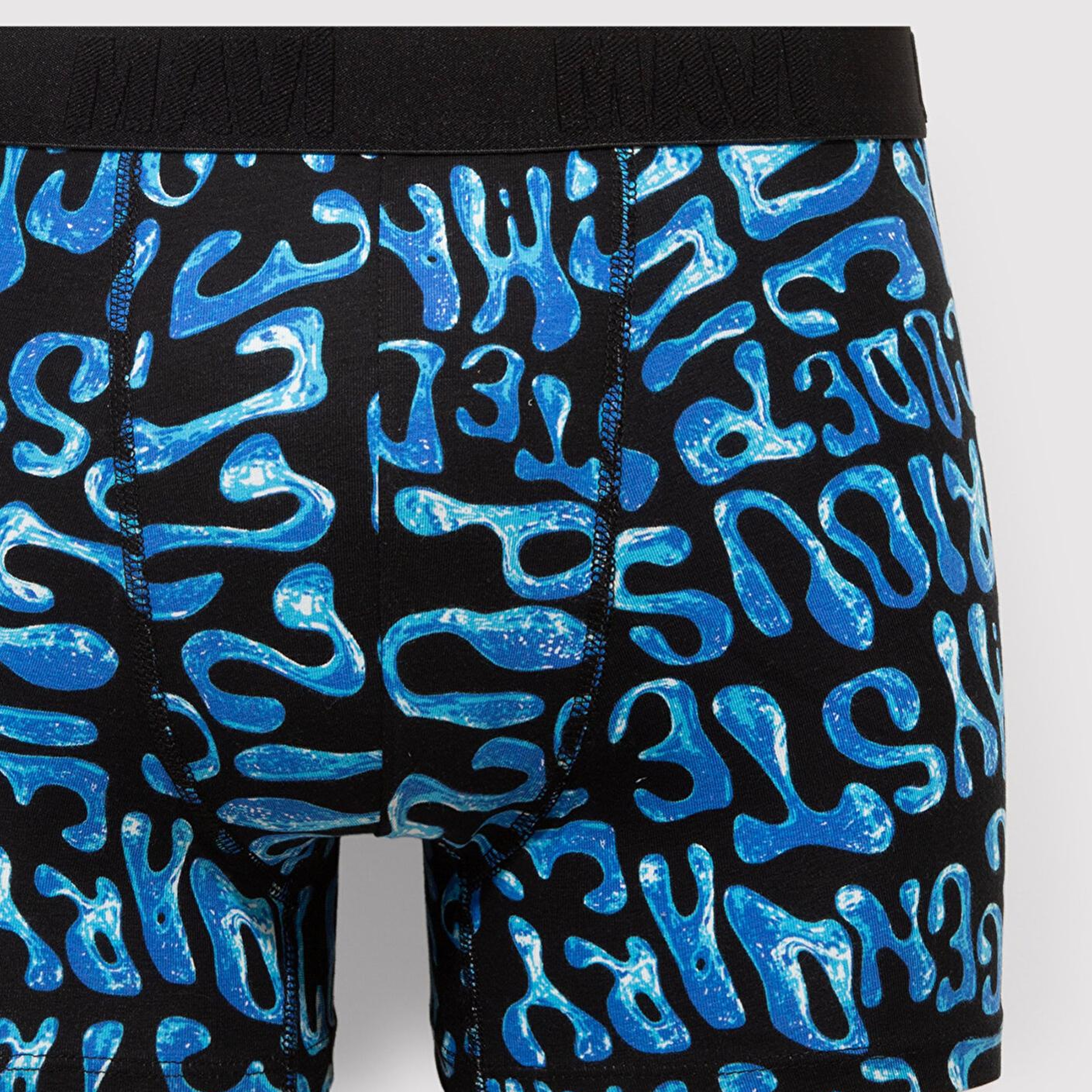 Mavi Baskılı Mavi Boxer 0912240-24367