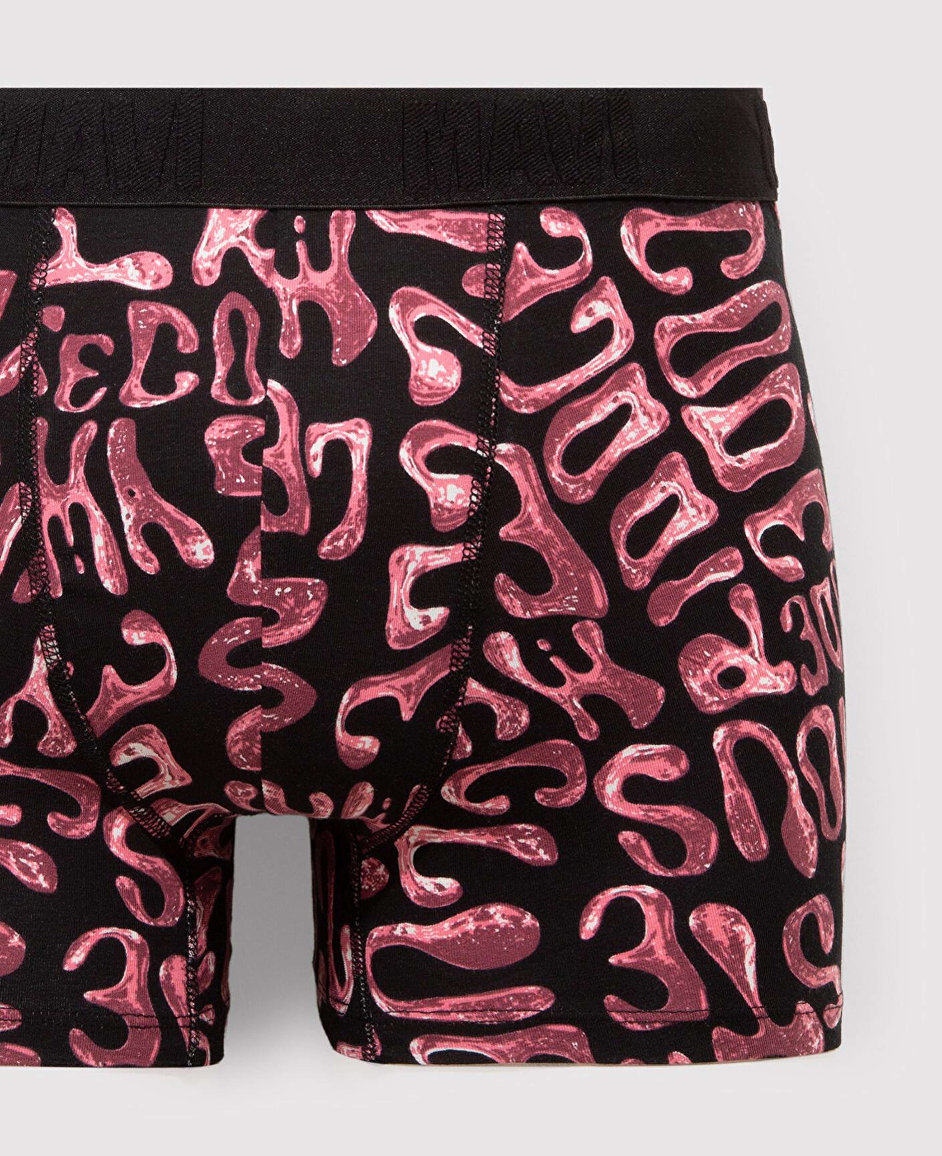 Mavi Baskılı Kırmızı Boxer 0912240-70398