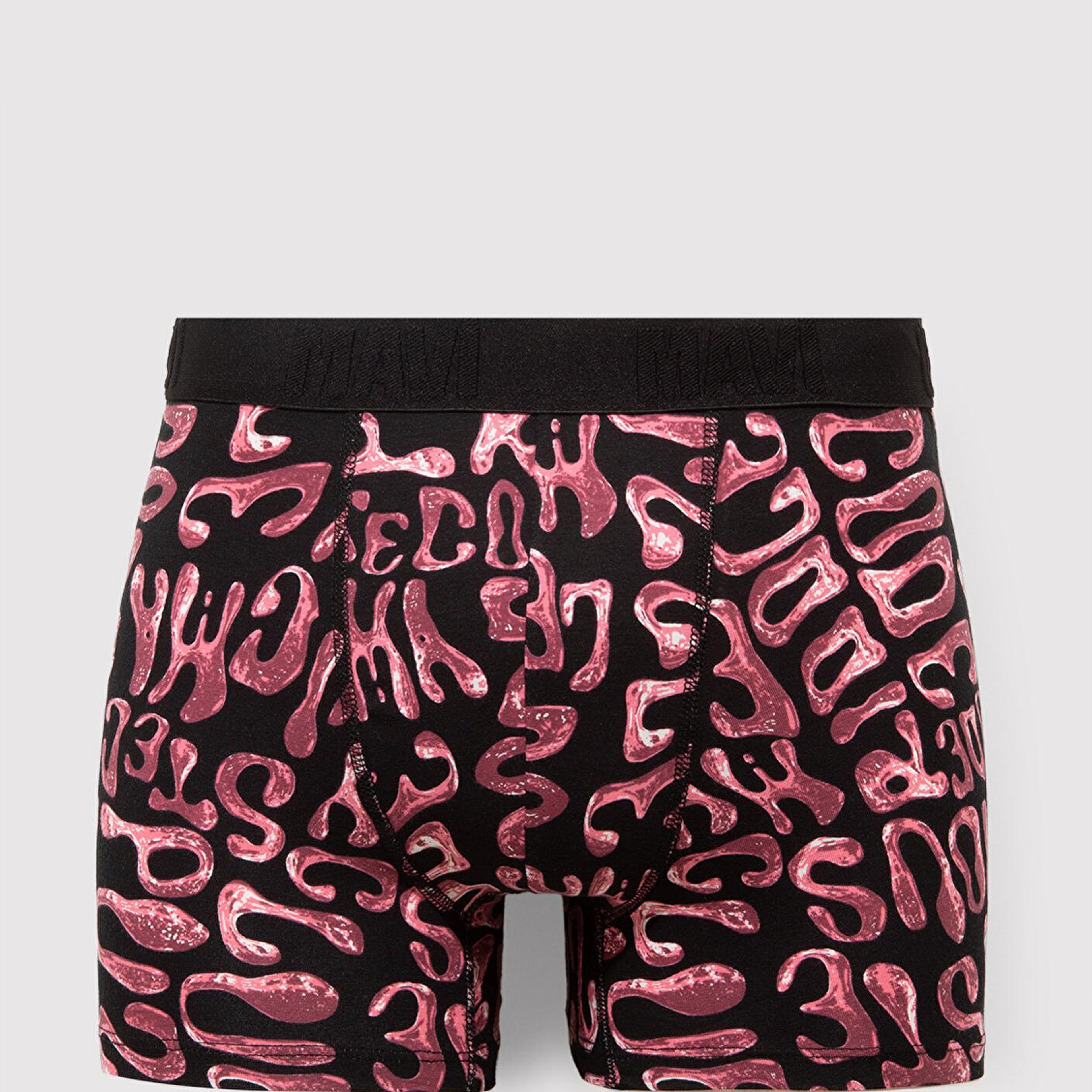 Mavi Baskılı Kırmızı Boxer 0912240-70398