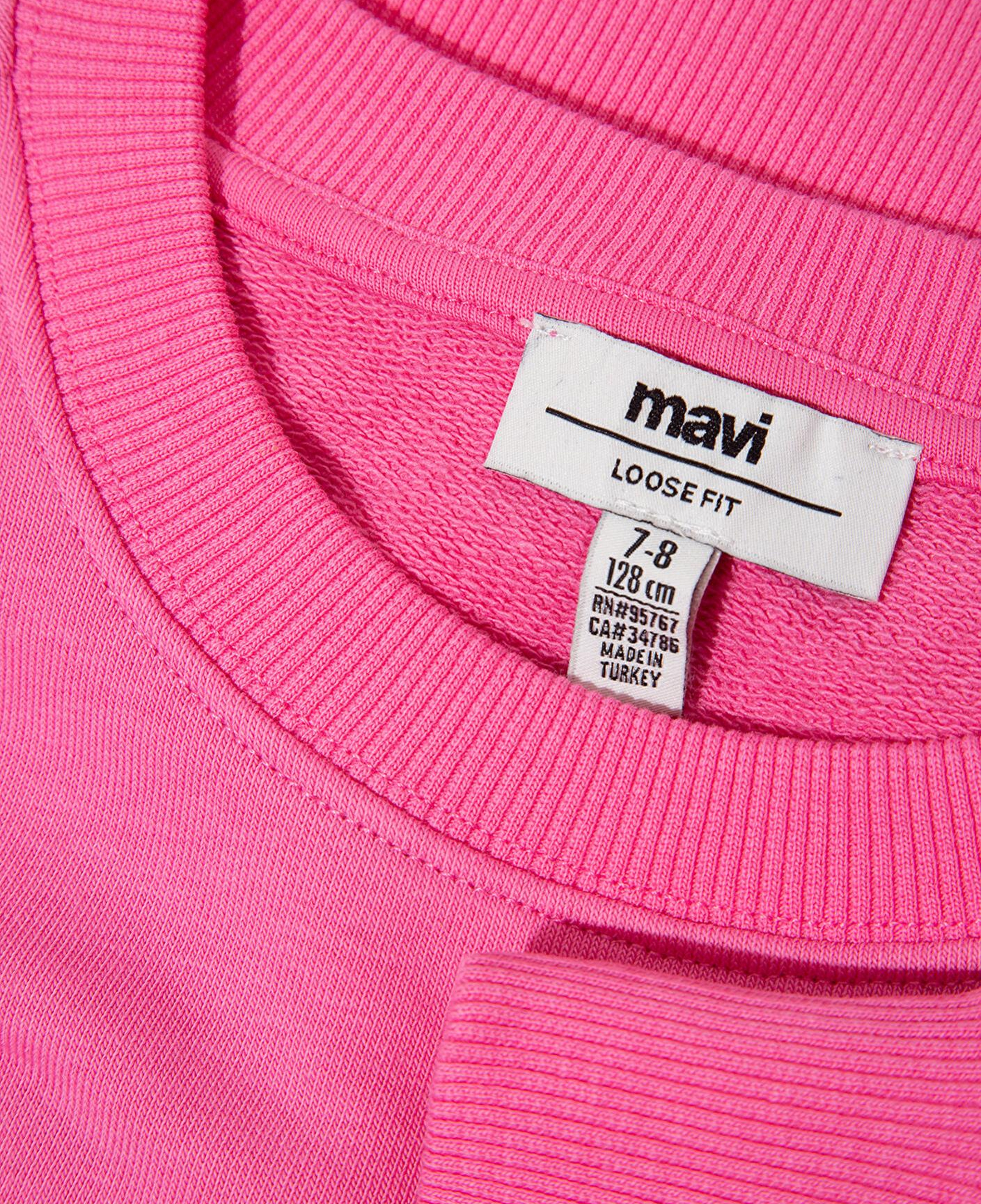 Mavi Baskılı Pembe Sweatshirt 7S10171-91355