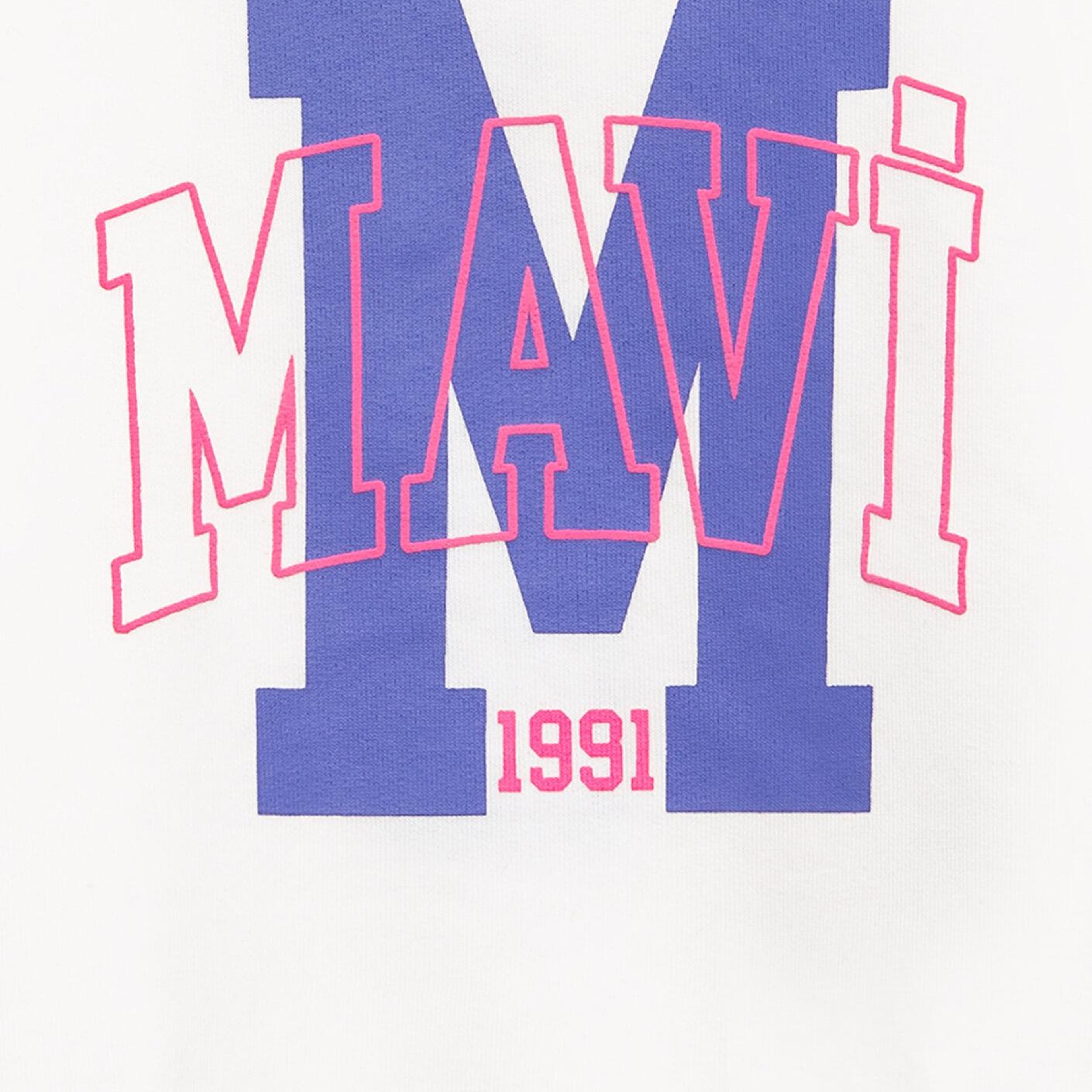 Mavi M Logo Baskılı Ekru Sweatshirt 7S10118-70057