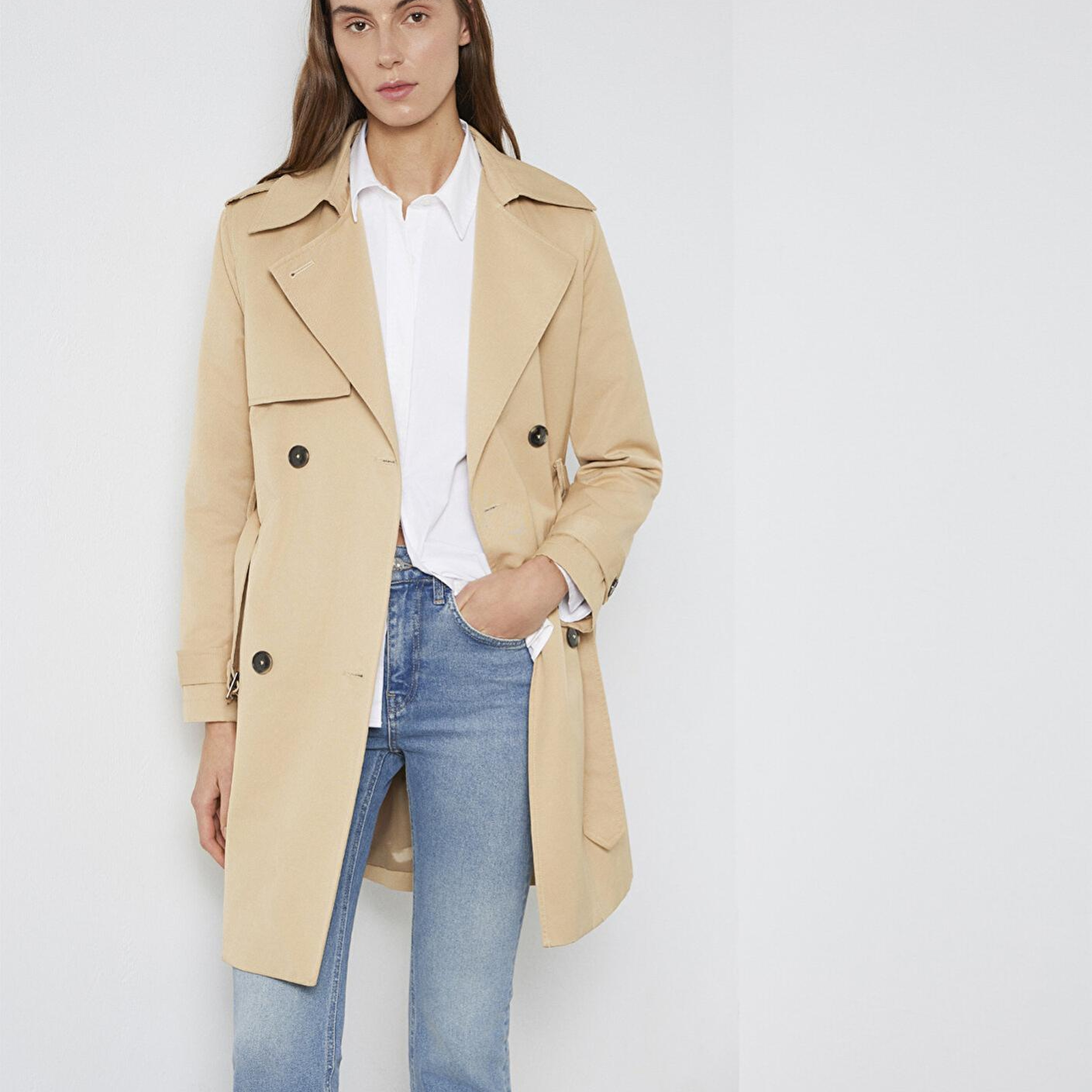 Mavi Bej Trençkot 1110501-82323