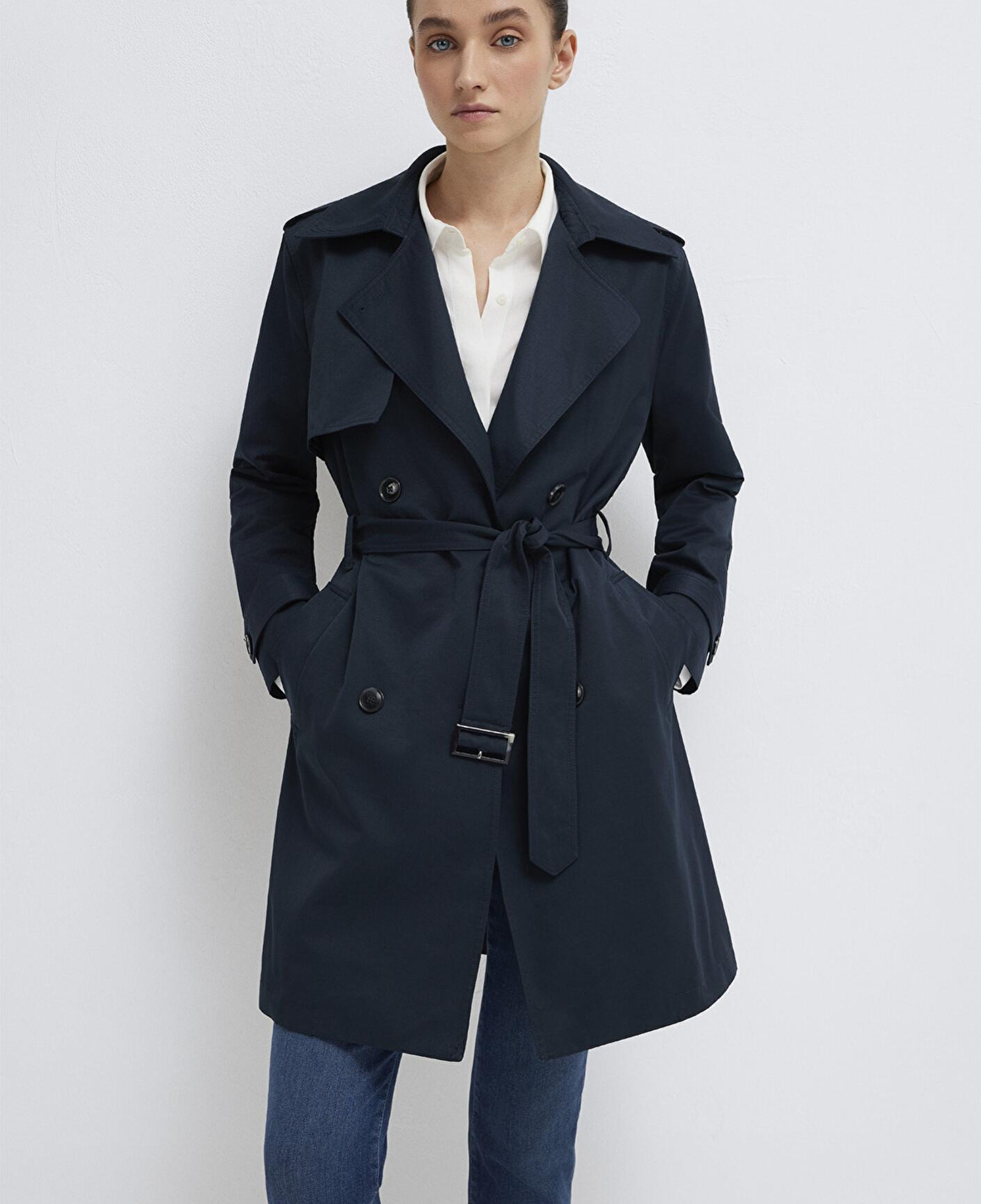 Mavi Lacivert Trençkot 1110501-90372