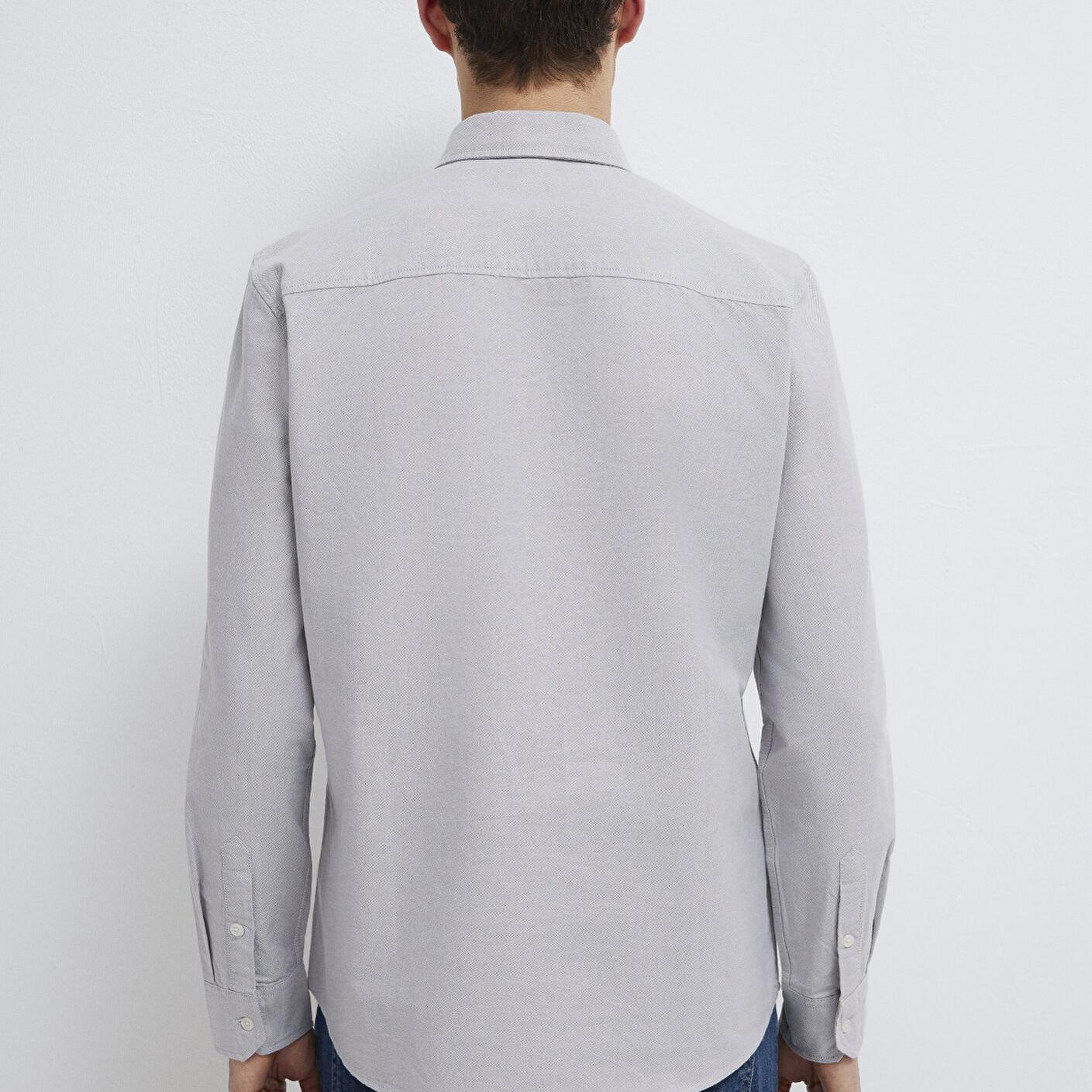 Mavi Gri Gömlek Regular Fit / Normal Kesim 0211199-70086