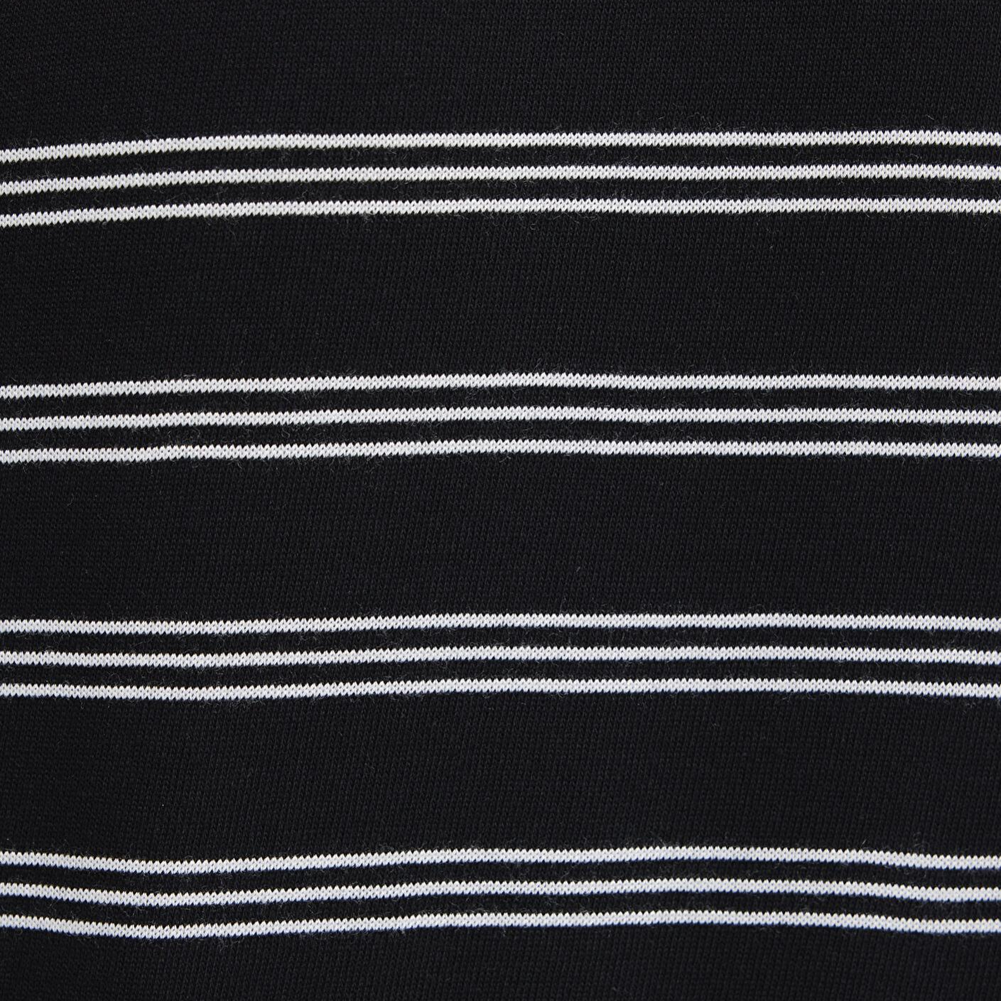 Mavi Çizgili Siyah Tişört Regular Fit / Normal Kesim 0613134-900