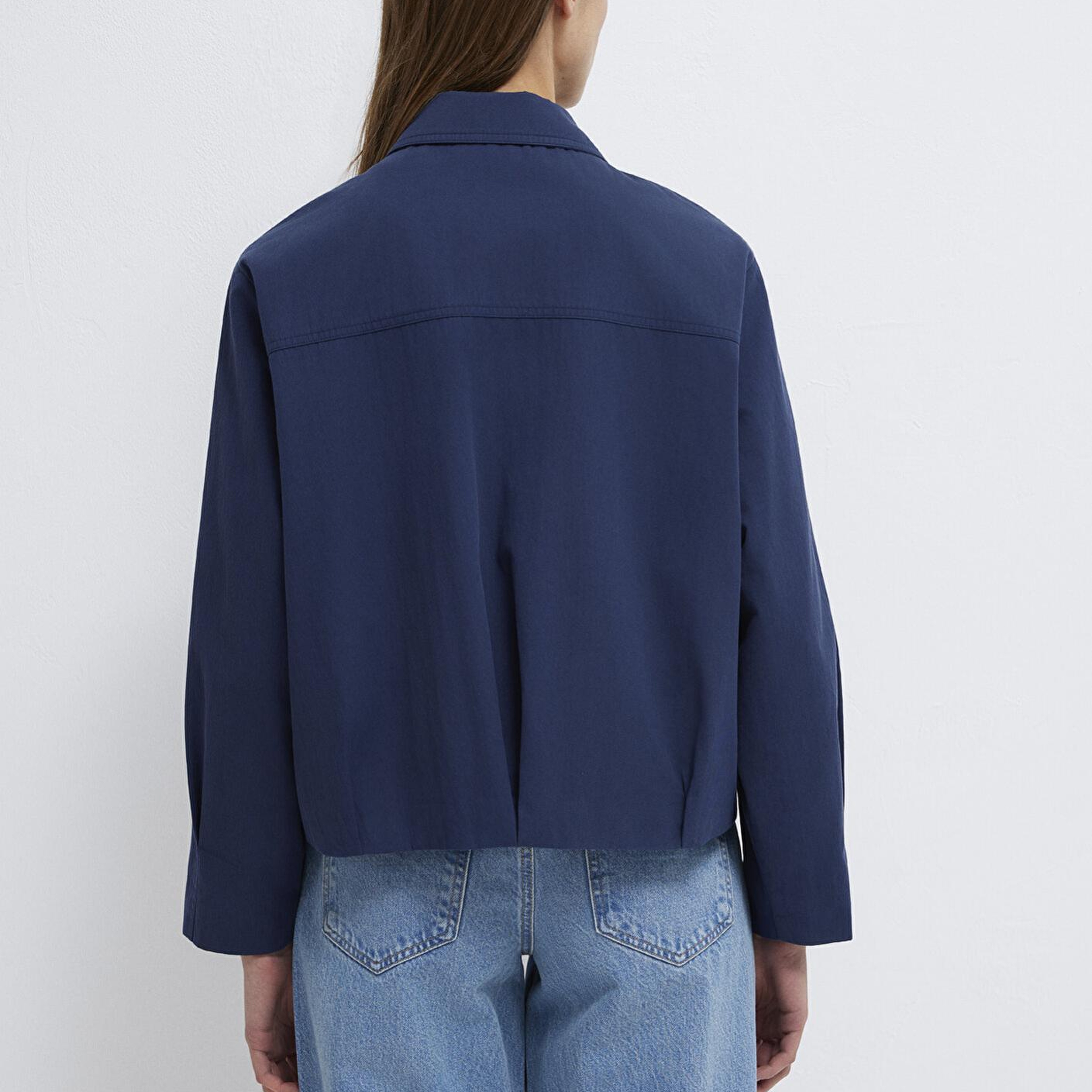 Mavi Lacivert Ceket Oversize / Geniş Kesim 1110821-70497