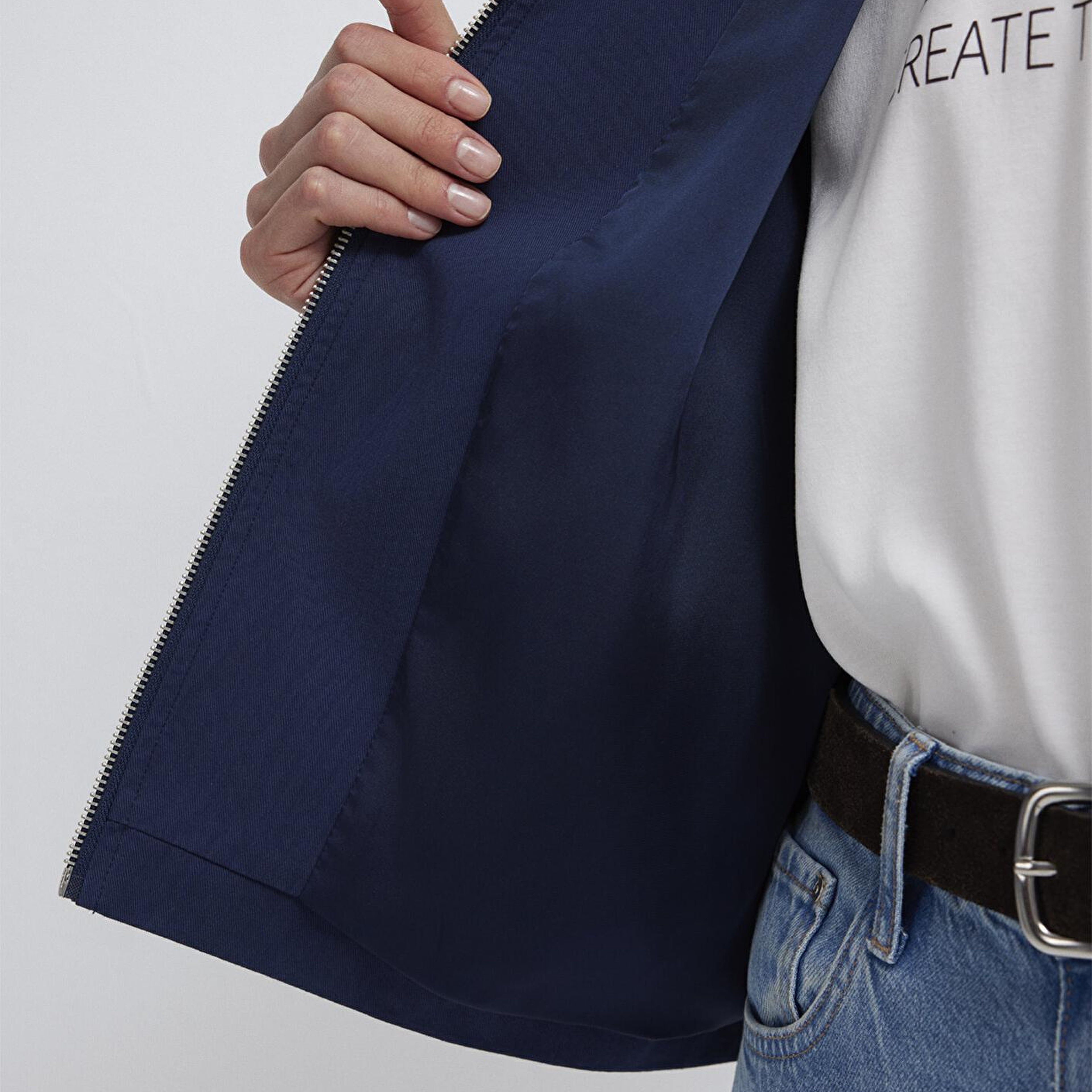 Mavi Lacivert Ceket Oversize / Geniş Kesim 1110821-70497