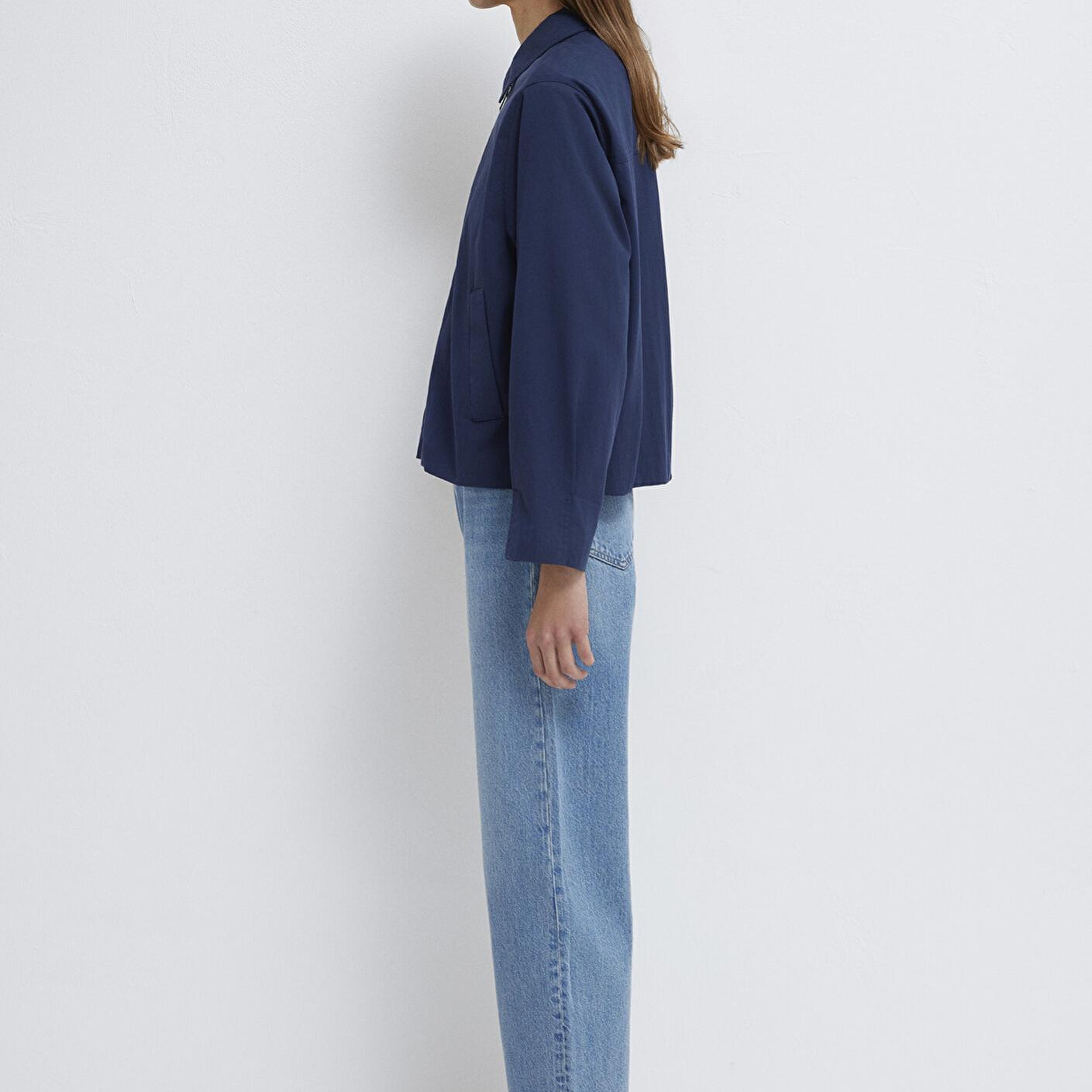 Mavi Lacivert Ceket Oversize / Geniş Kesim 1110821-70497