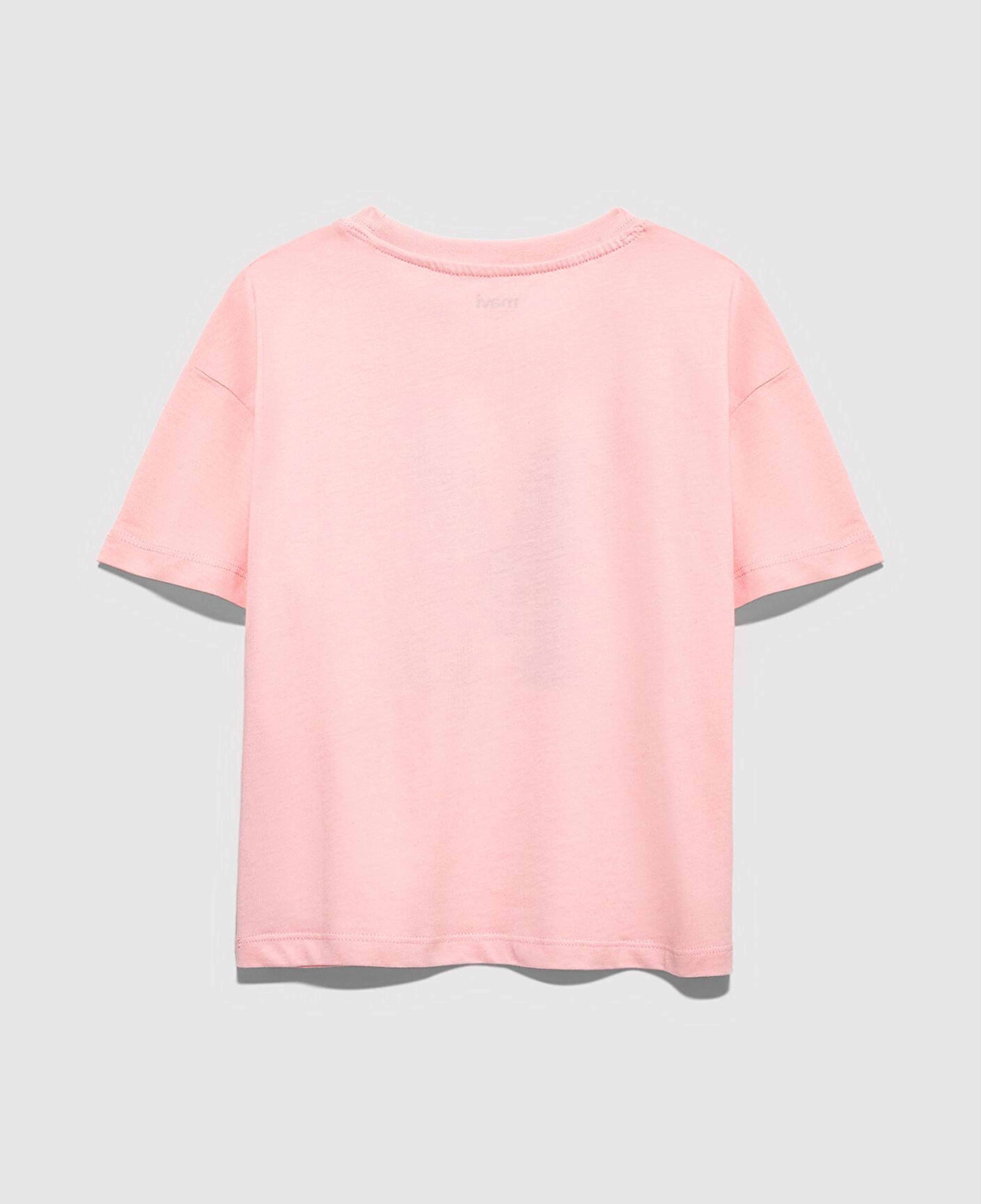 Mavi M Logo Baskılı Pembe Tişört Loose Fit / Bol Rahat Kesim 7610390-71007