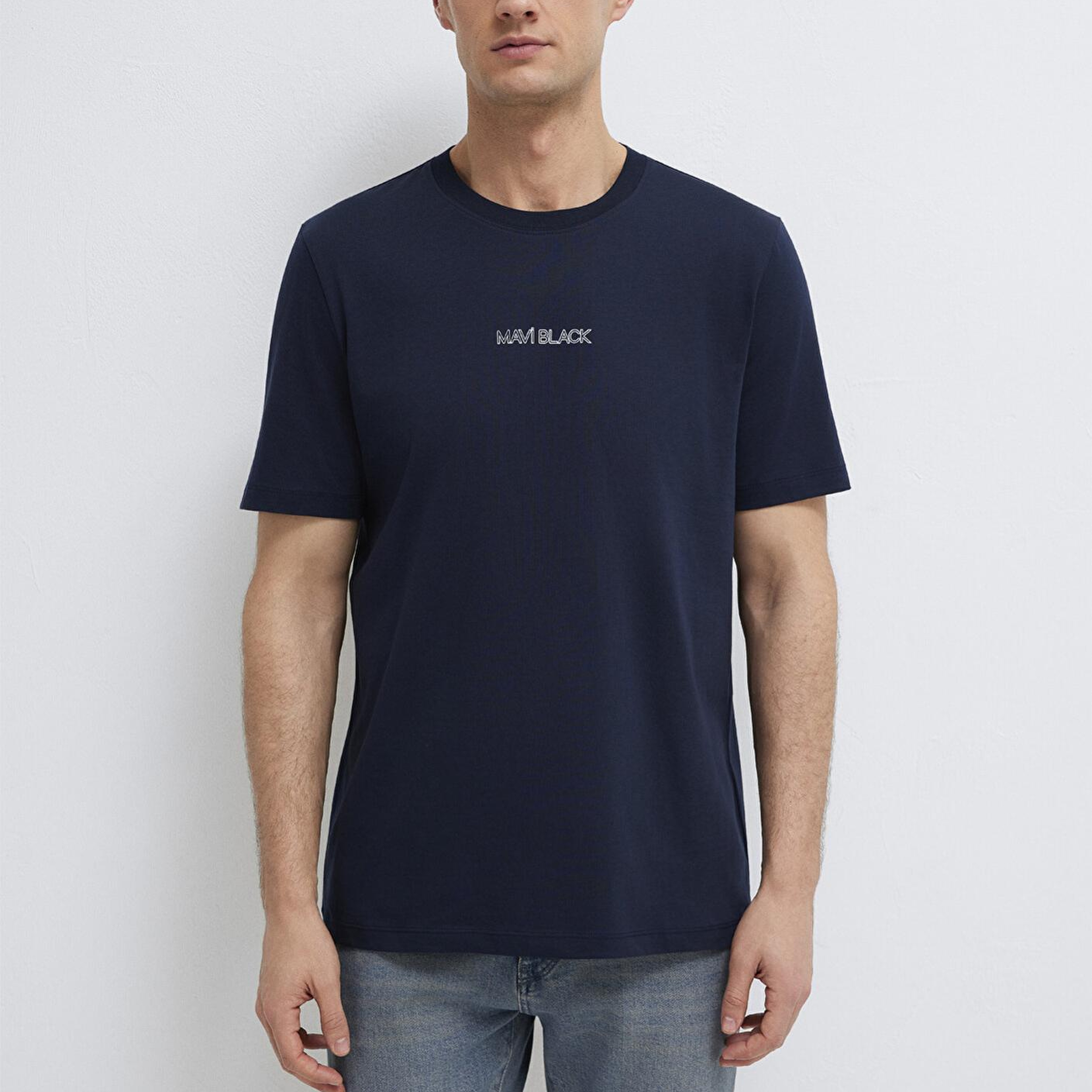 Mavi Mavi Black Lacivert Tişört Regular Fit / Normal Kesim 0613135-86623