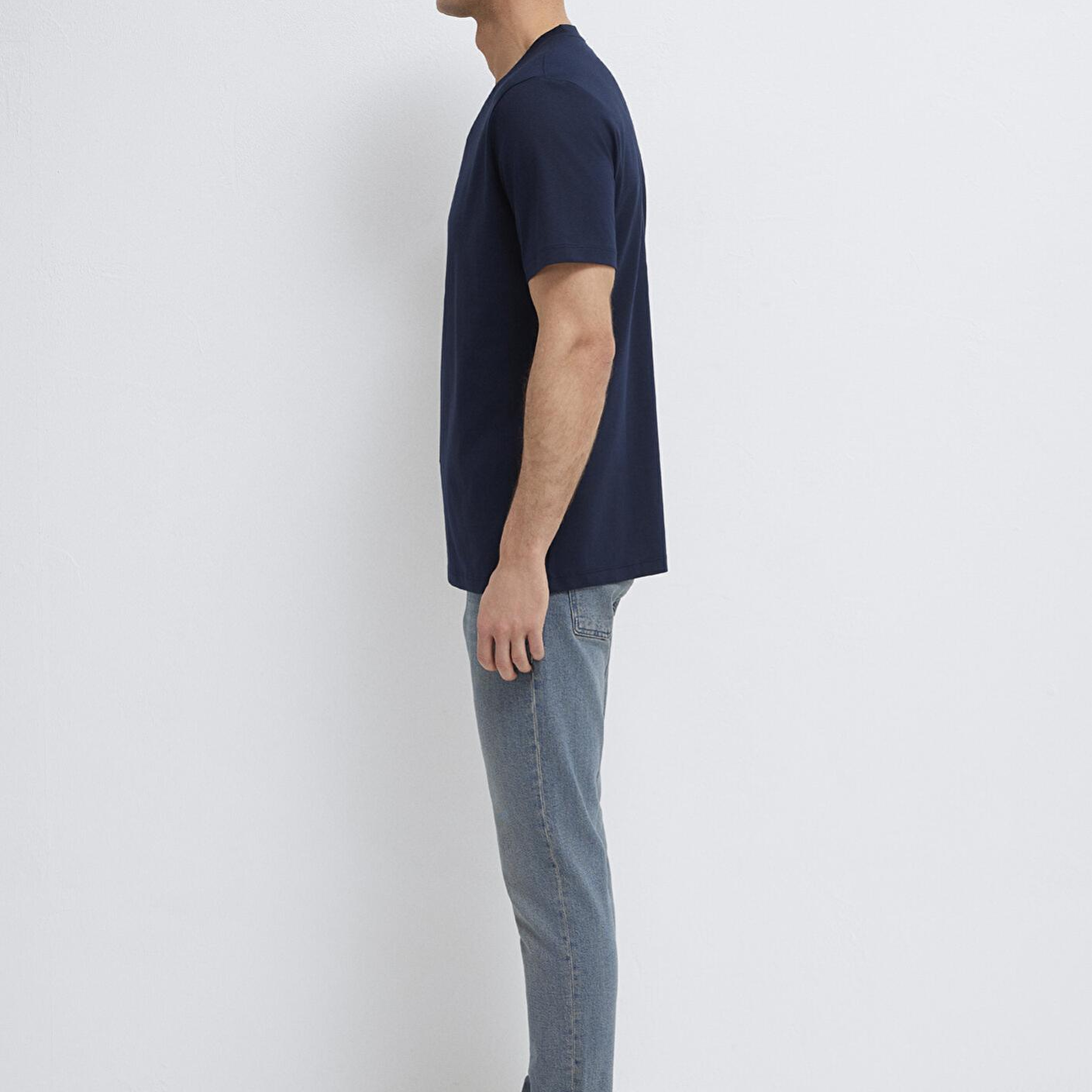 Mavi Mavi Black Lacivert Tişört Regular Fit / Normal Kesim 0613135-86623