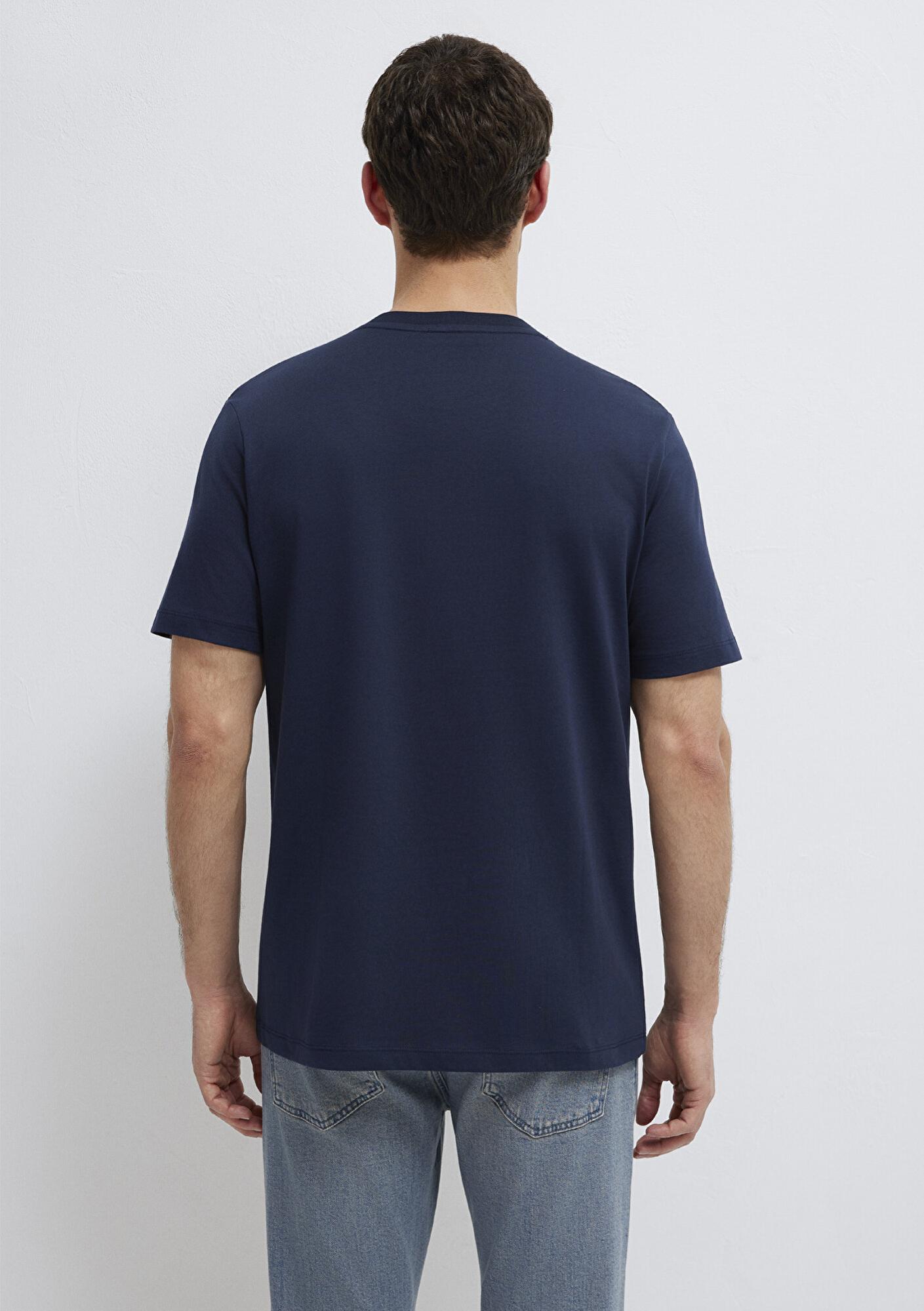 Mavi Mavi Black Lacivert Tişört Regular Fit / Normal Kesim 0613135-86623