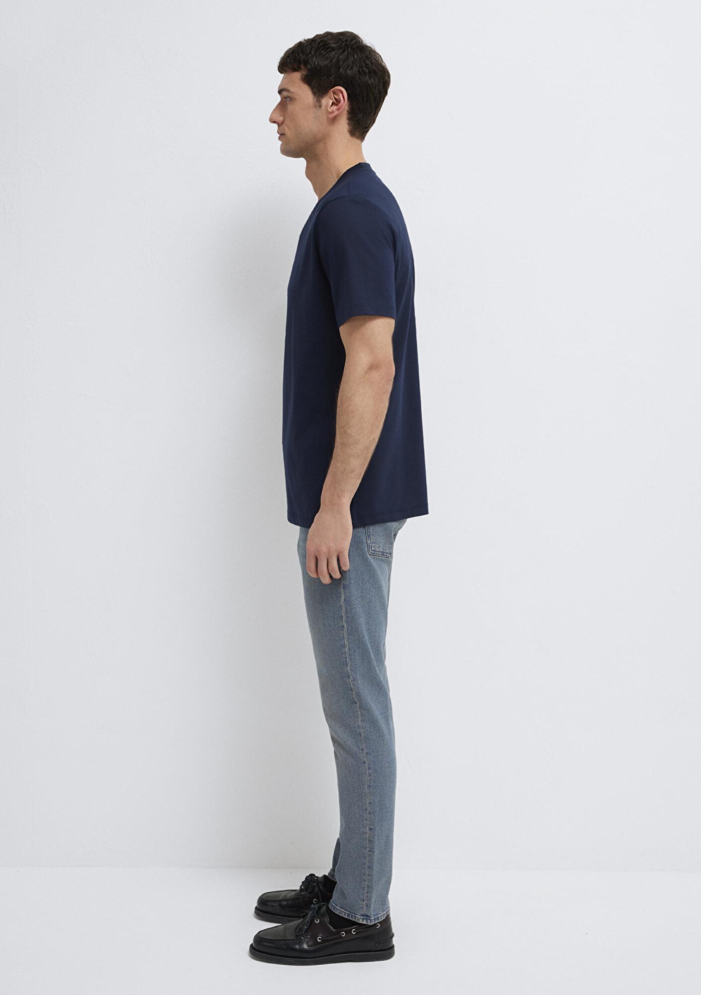 Mavi Mavi Black Lacivert Tişört Regular Fit / Normal Kesim 0613135-86623