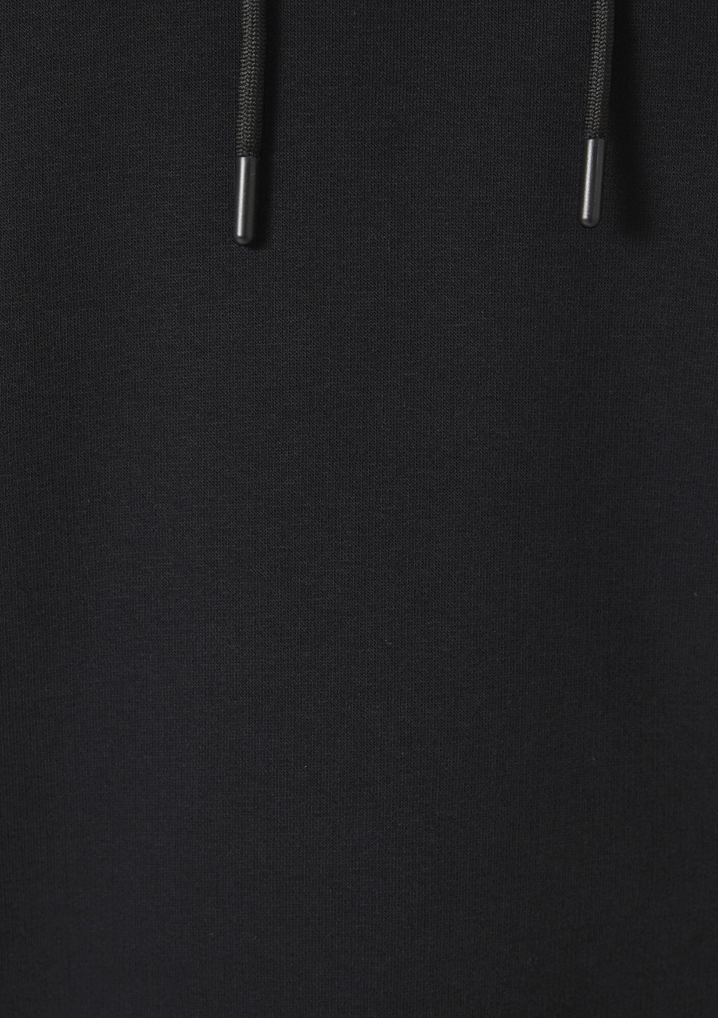 Mavi Mavi Logo Baskılı Kapüşonlu Siyah Sweatshirt 0S10549-900