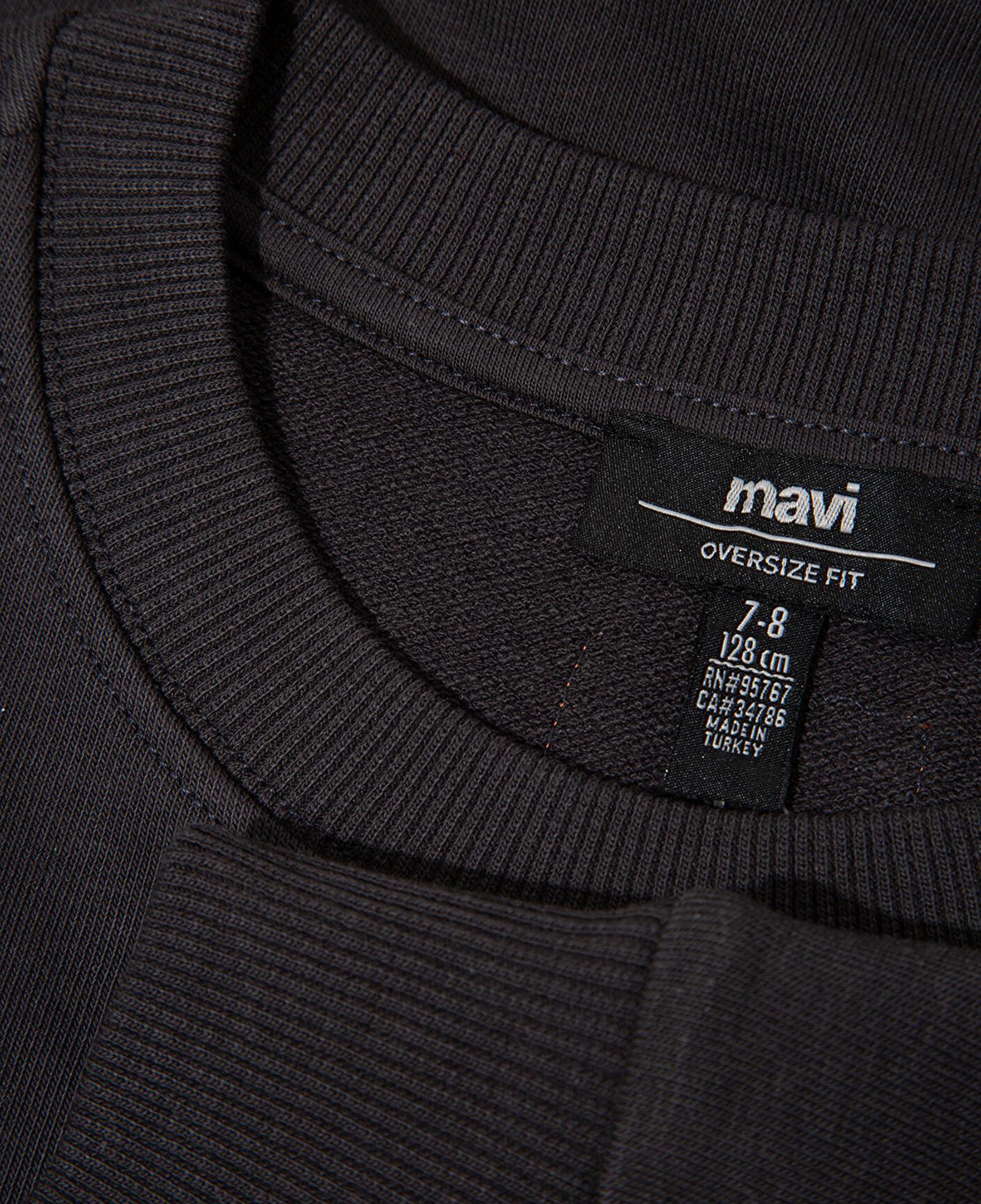 Mavi Roll Like Baskılı Antrasit Sweatshirt 6S10179-70087