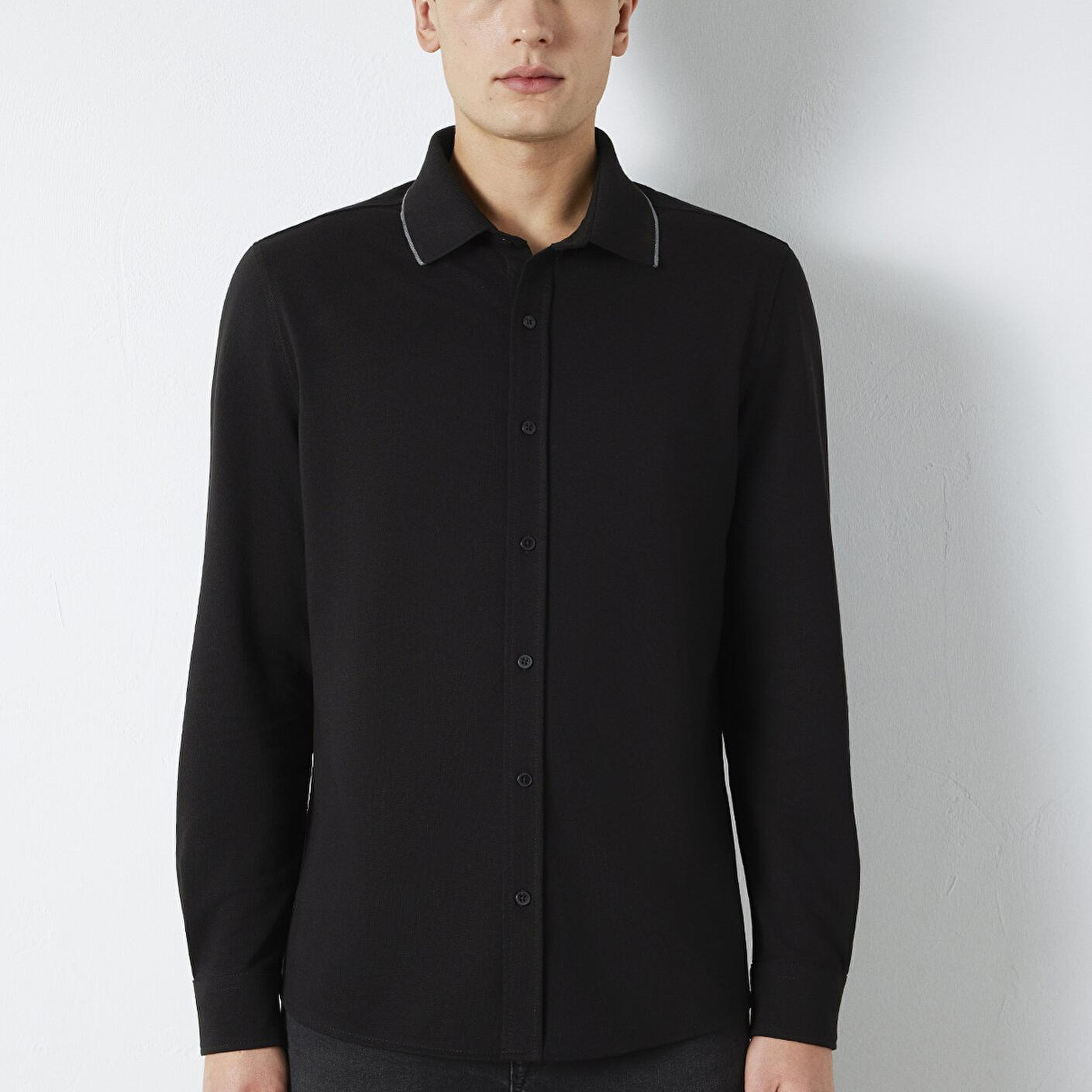 Mavi Mavi Black Siyah Gömlek Slim Fit / Dar Kesim 0211867-900