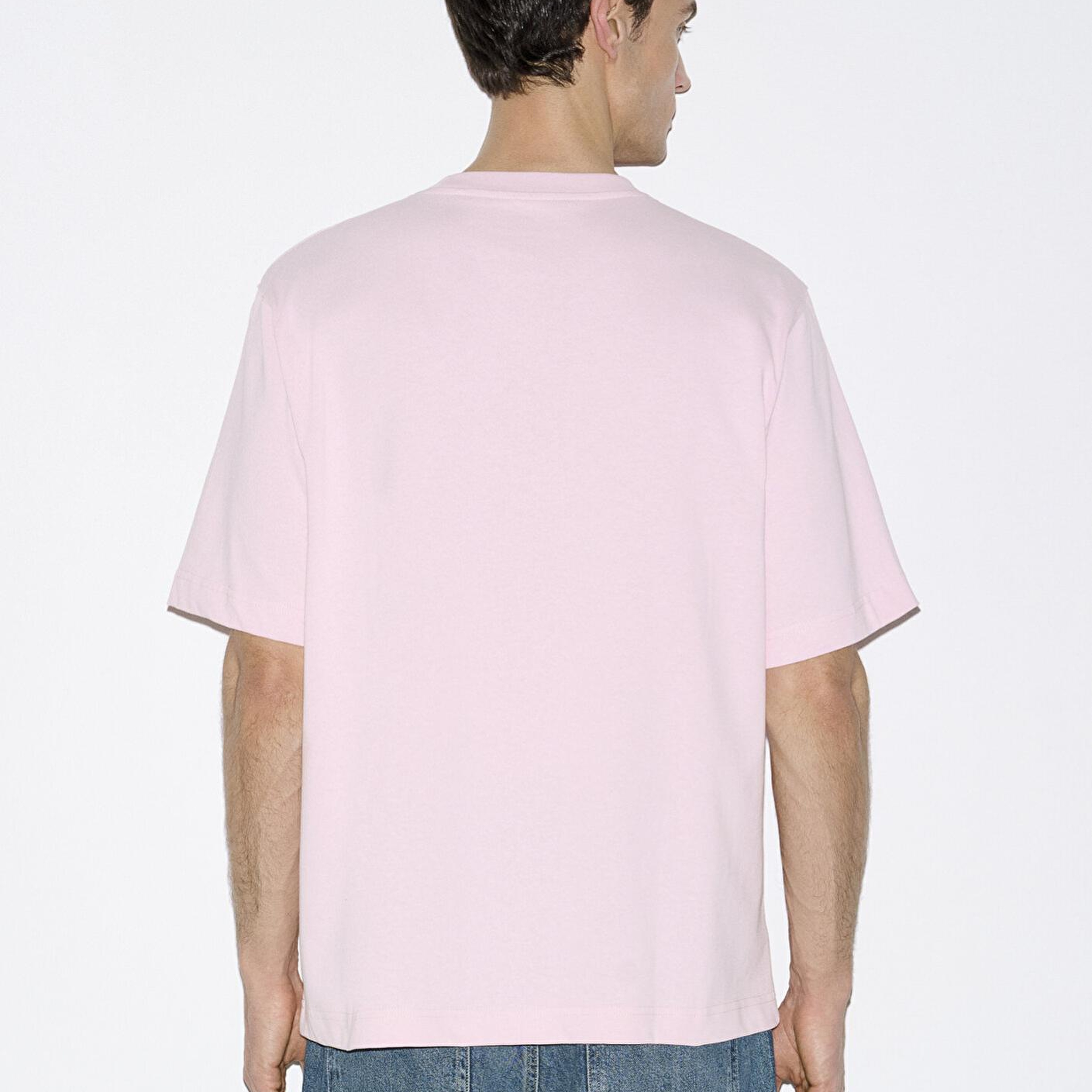 Mavi M Kalp Baskılı Pembe Tişört Relaxed Fit / Rahat Kesim 0613252-91467