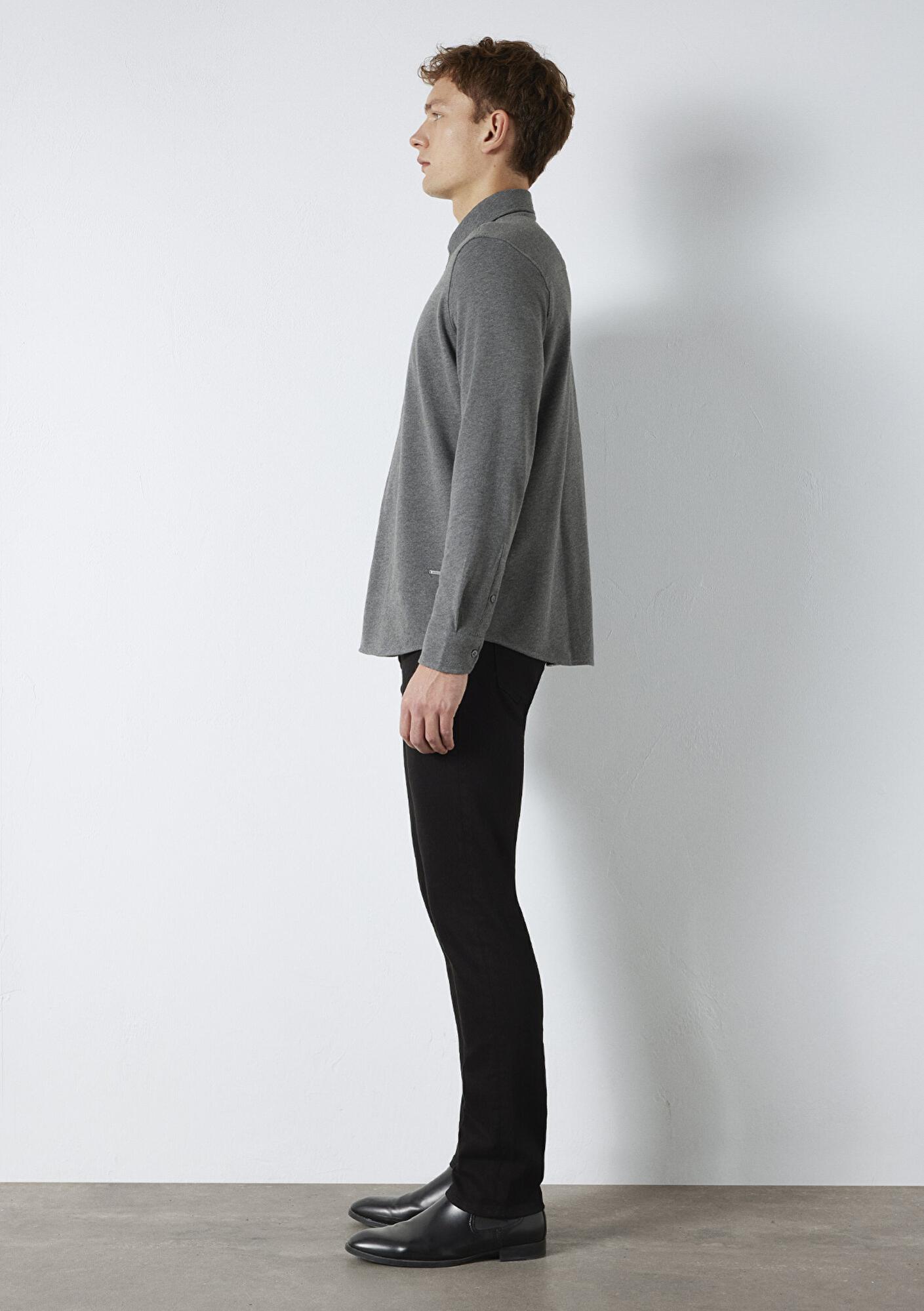 Mavi Mavi Black Antrasit Gömlek Regular Fit / Normal Kesim 0211863-80024