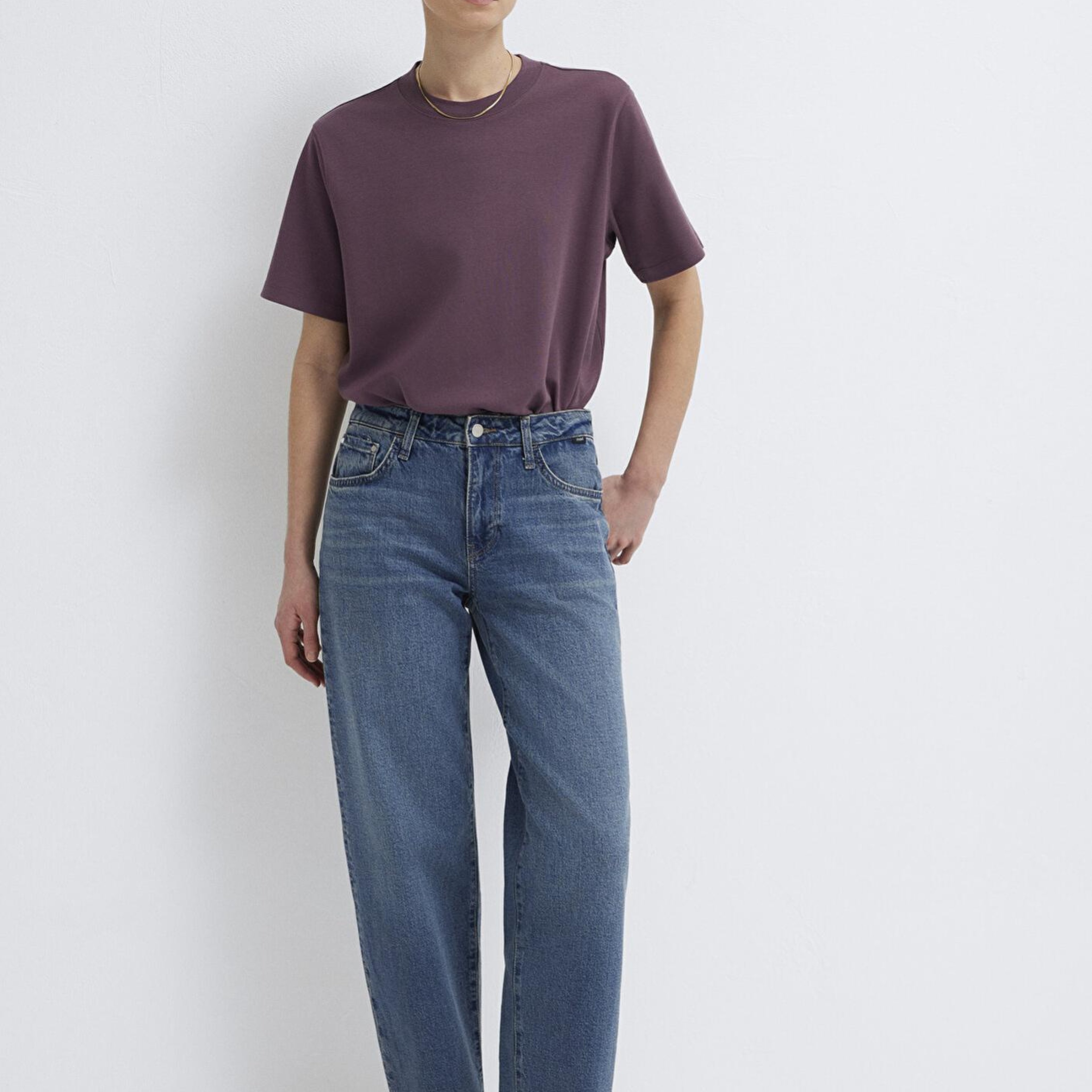 Mavi Leila Premium Blue Gölgeli Koyu Mavi Jean Pantolon 1010600-A1572
