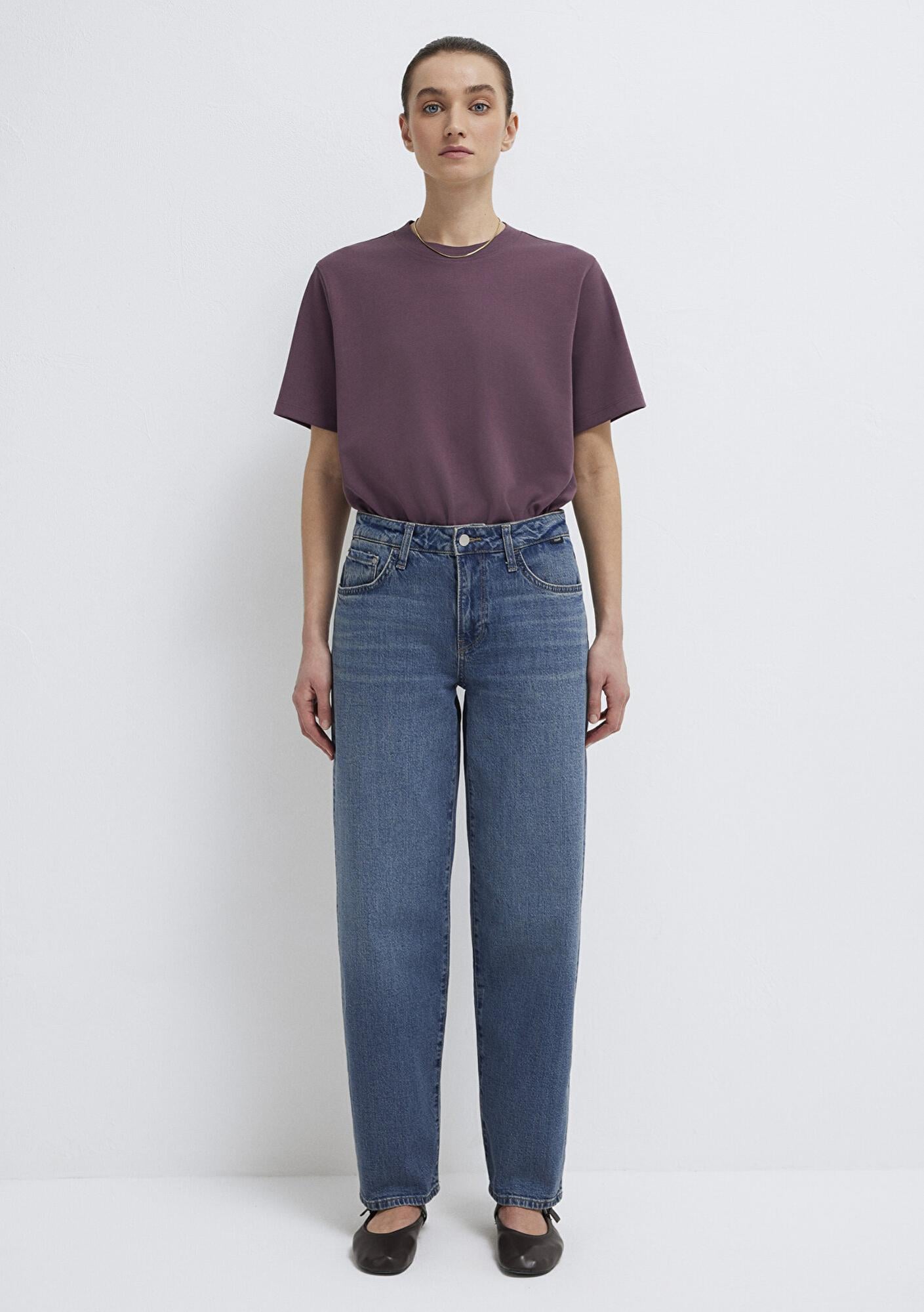 Mavi Leila Premium Blue Gölgeli Koyu Mavi Jean Pantolon 1010600-A1572