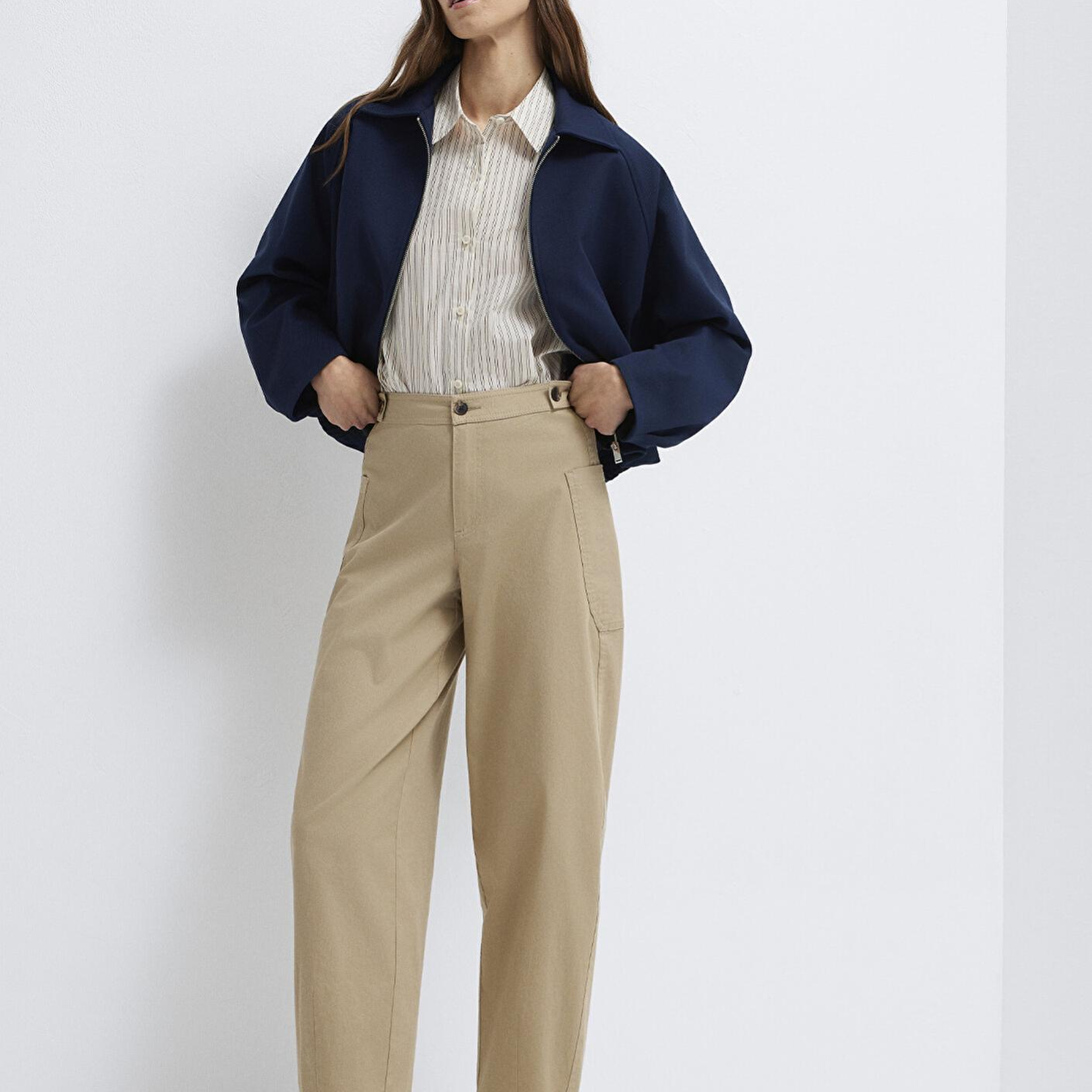 Mavi Bej Kumaş Pantolon 1011150-90378