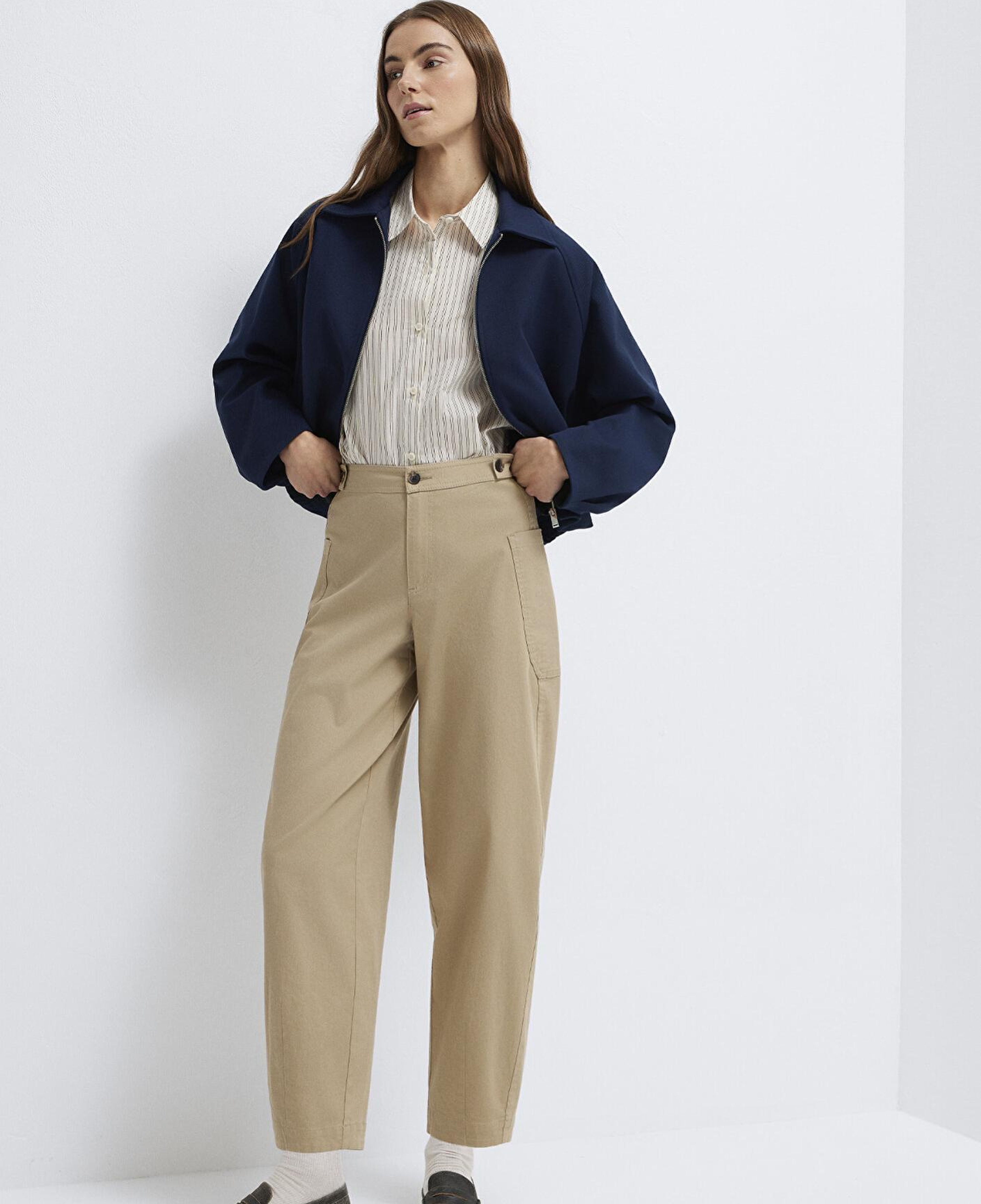 Mavi Bej Kumaş Pantolon 1011150-90378