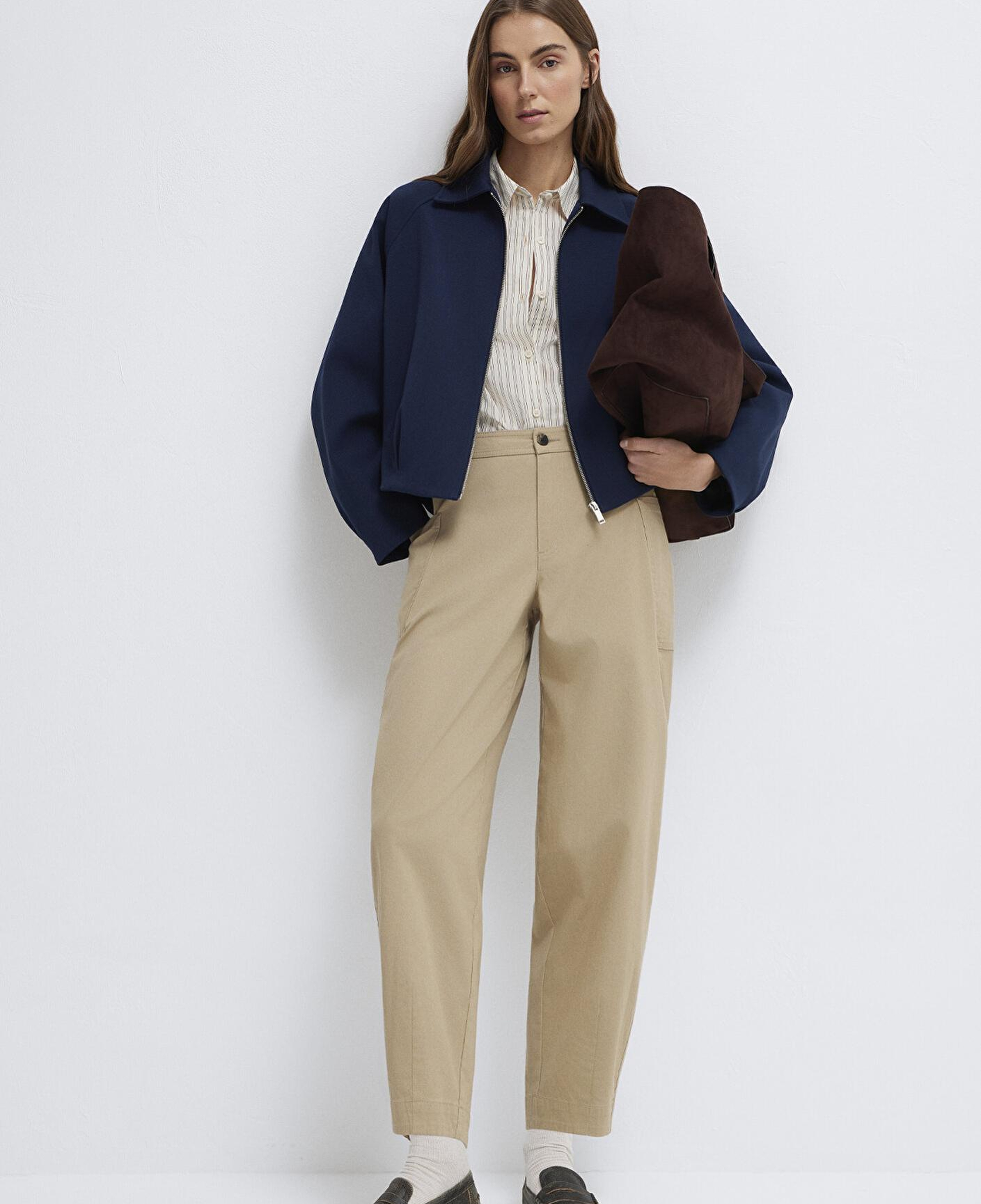 Mavi Bej Kumaş Pantolon 1011150-90378