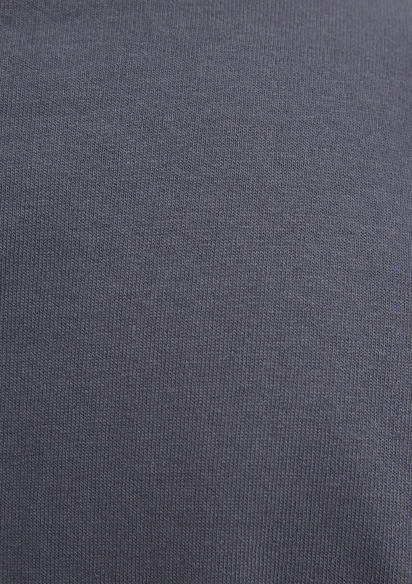 Mavi Silikon Logo Baskılı Antrasit Basic Tişört Oversize / Geniş Kesim 0613188-80955