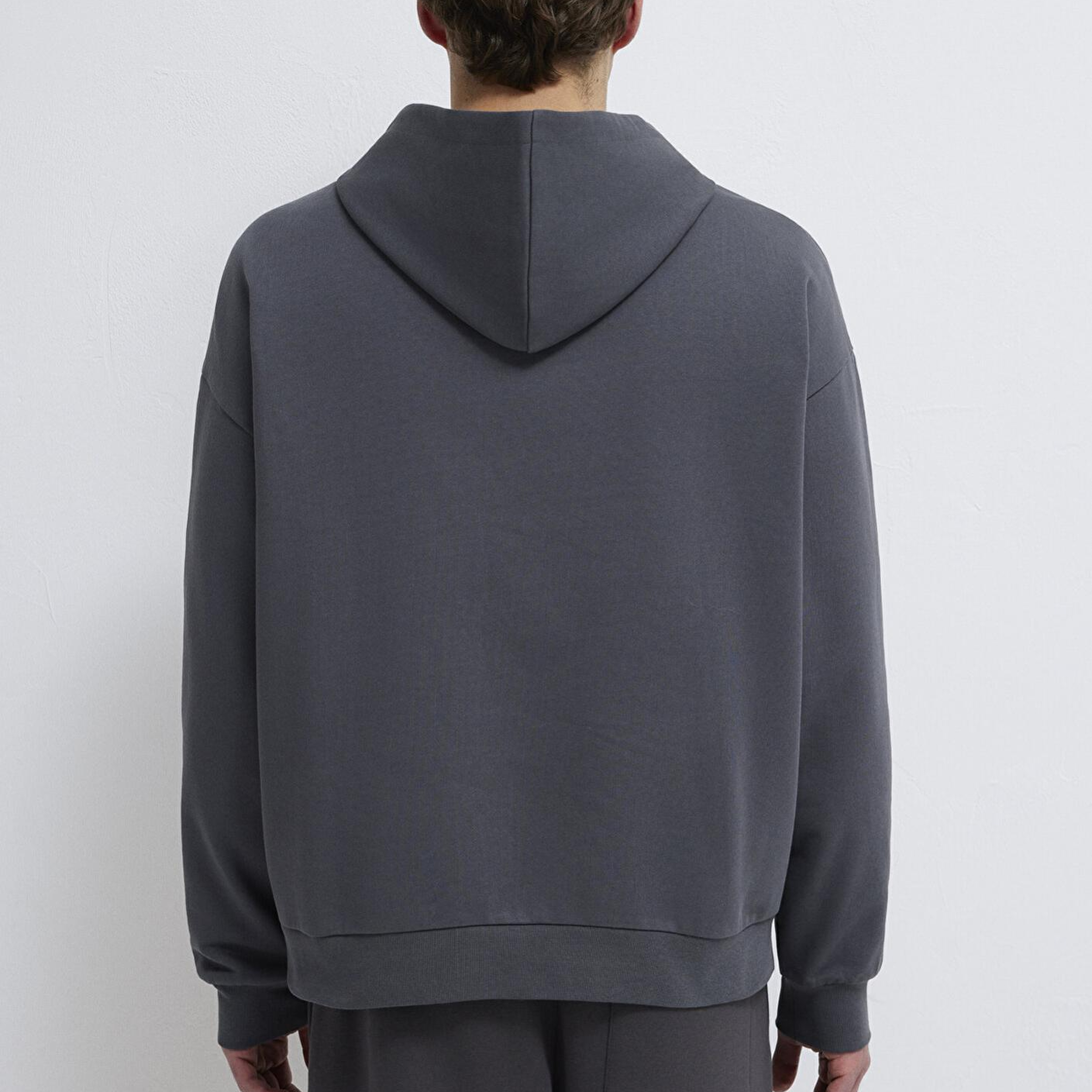 Mavi Kapüşonlu Antrasit Sweatshirt 0S10416-80955