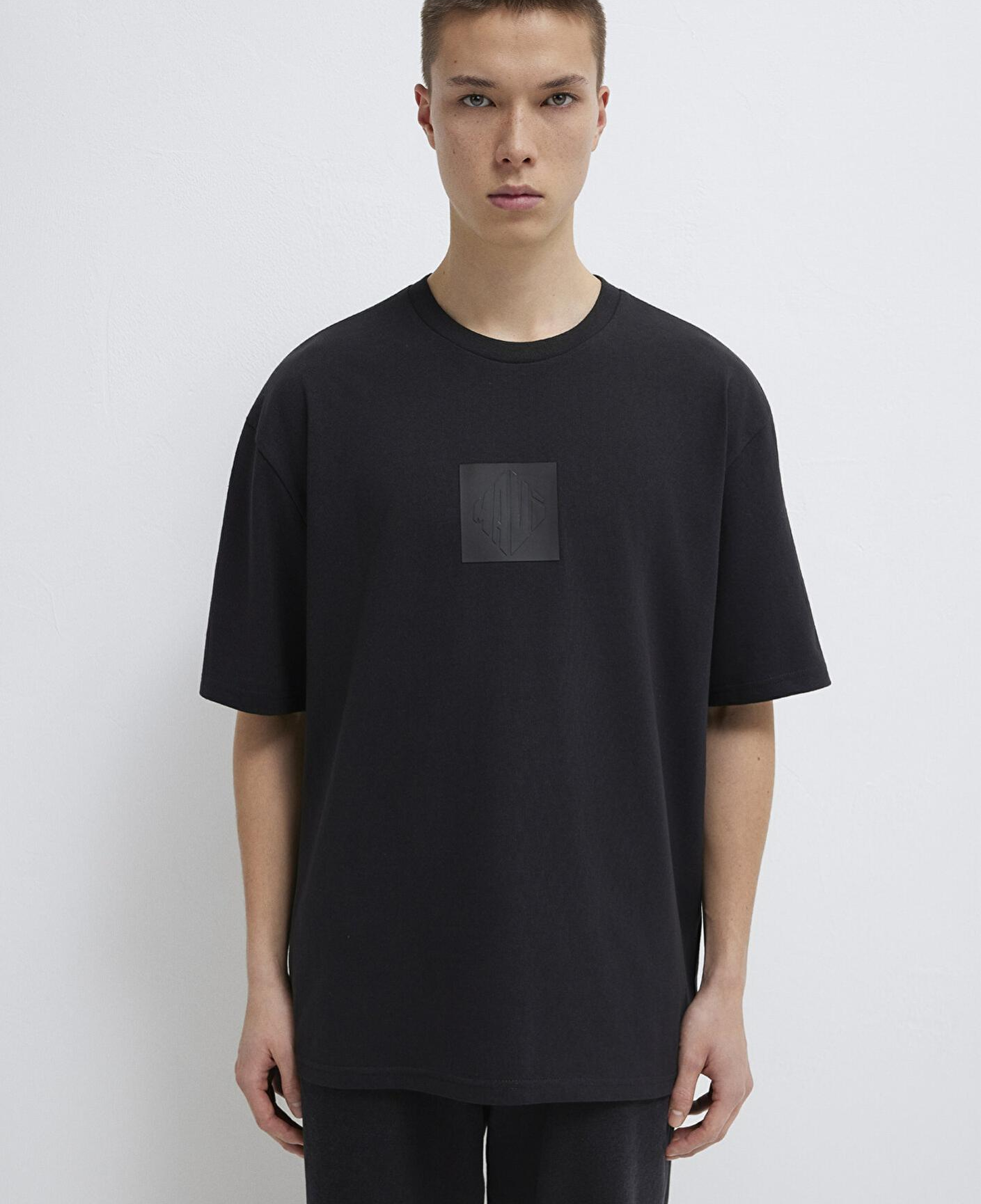 Mavi Mavi Logo Baskılı Siyah Tişört Relaxed Fit / Rahat Kesim 0613148-900