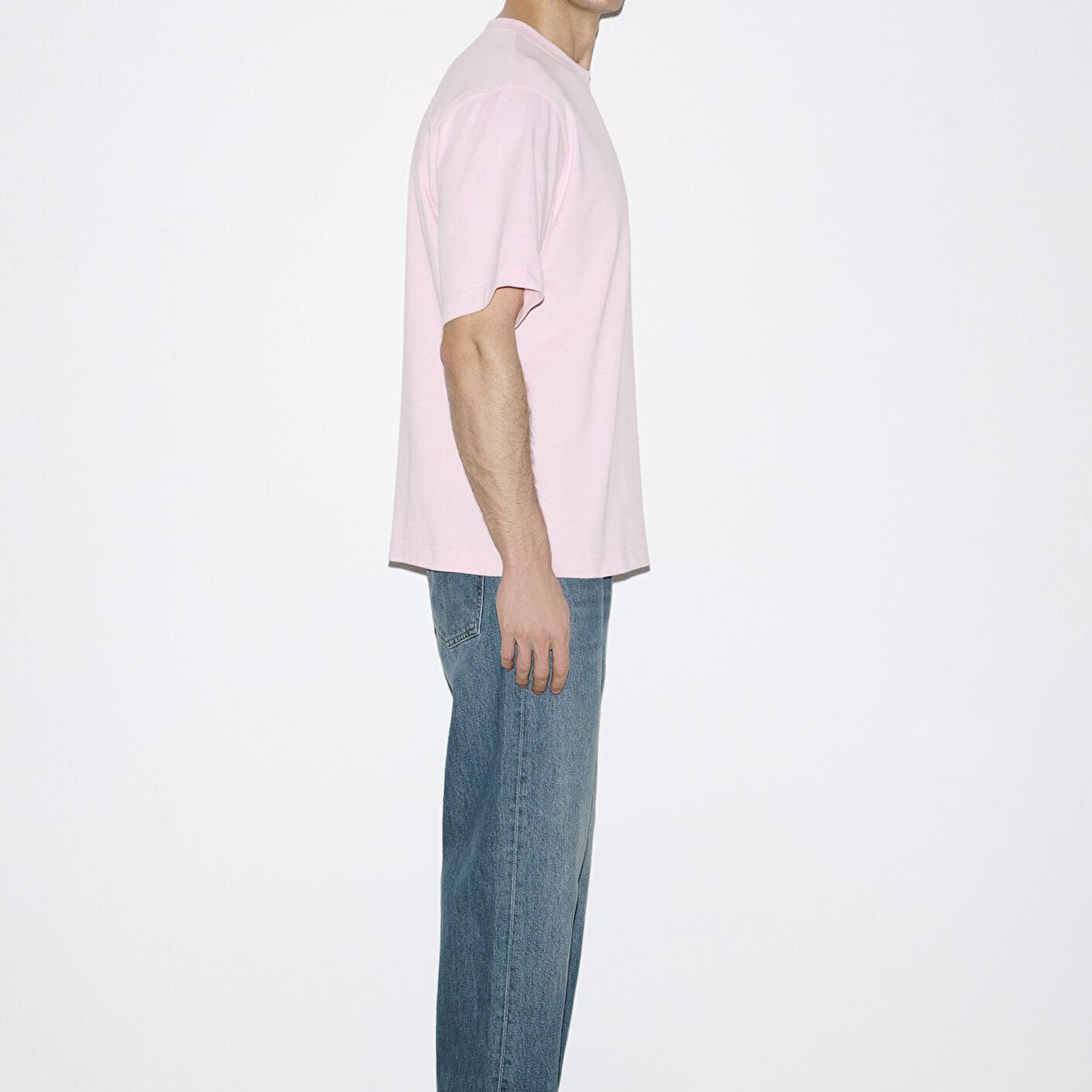 Mavi M Kalp Baskılı Pembe Tişört Relaxed Fit / Rahat Kesim 0613252-91467