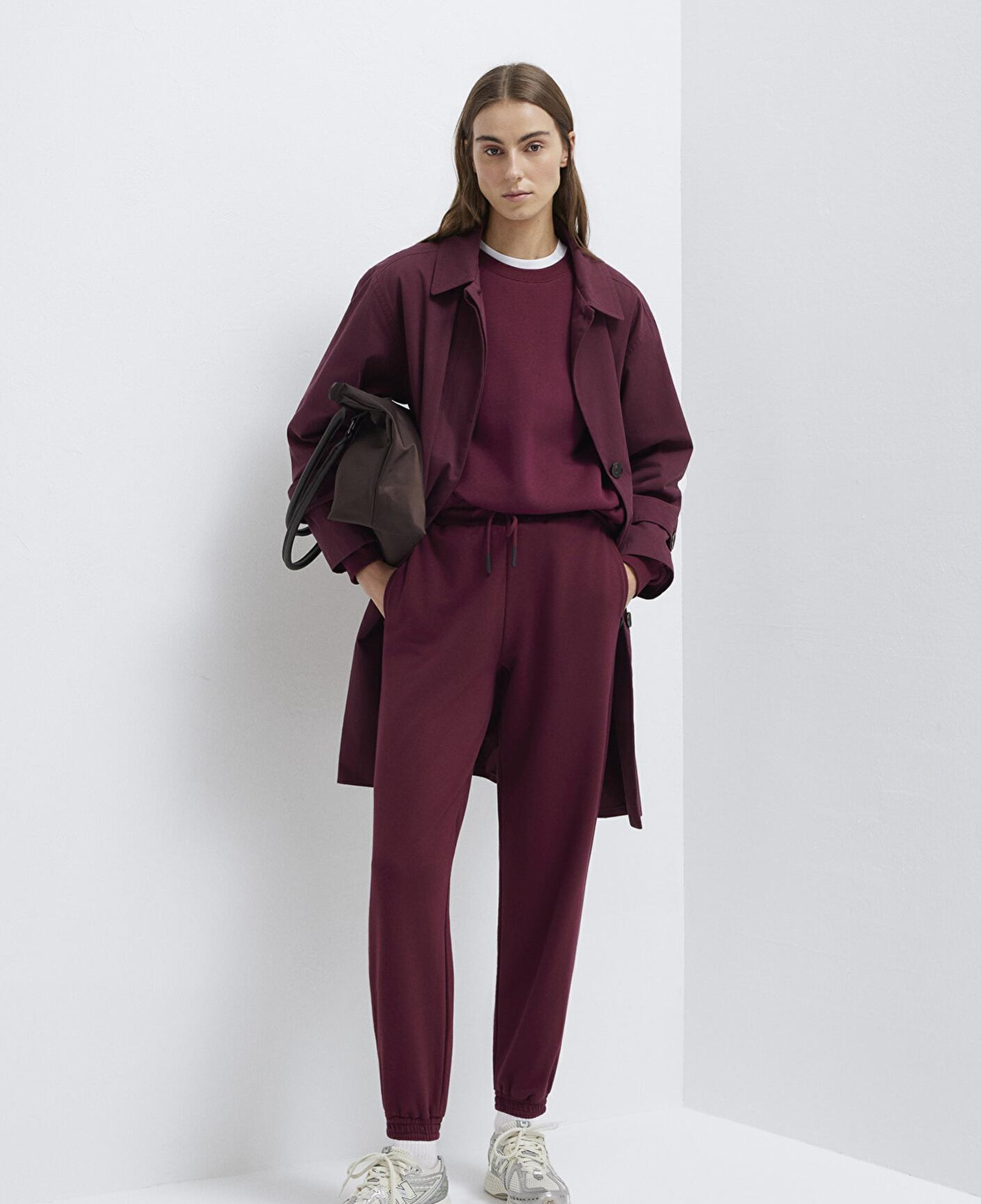 Mavi Bordo Basic Eşofman Altı 1600903-90705