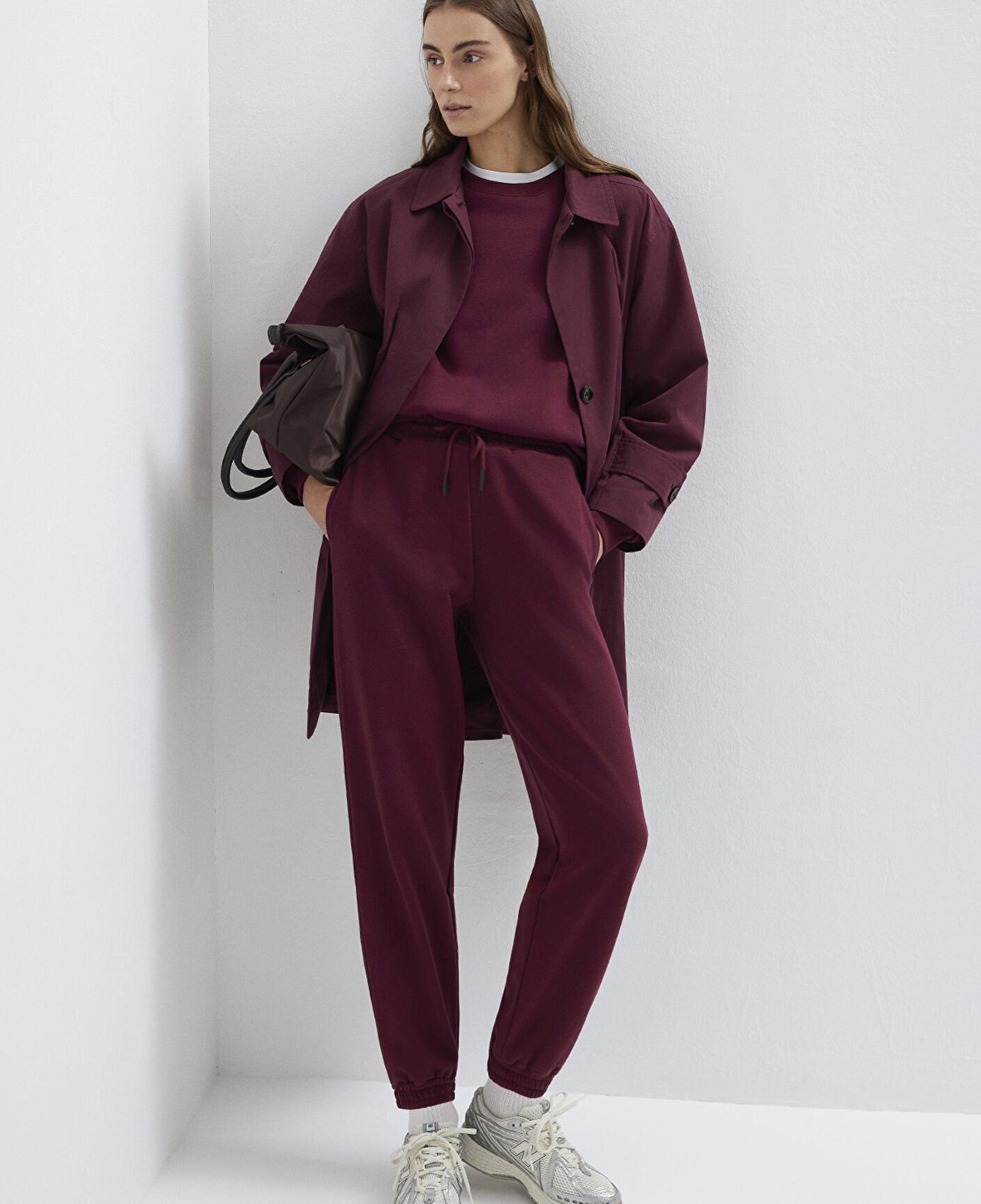 Mavi Bordo Basic Eşofman Altı 1600903-90705