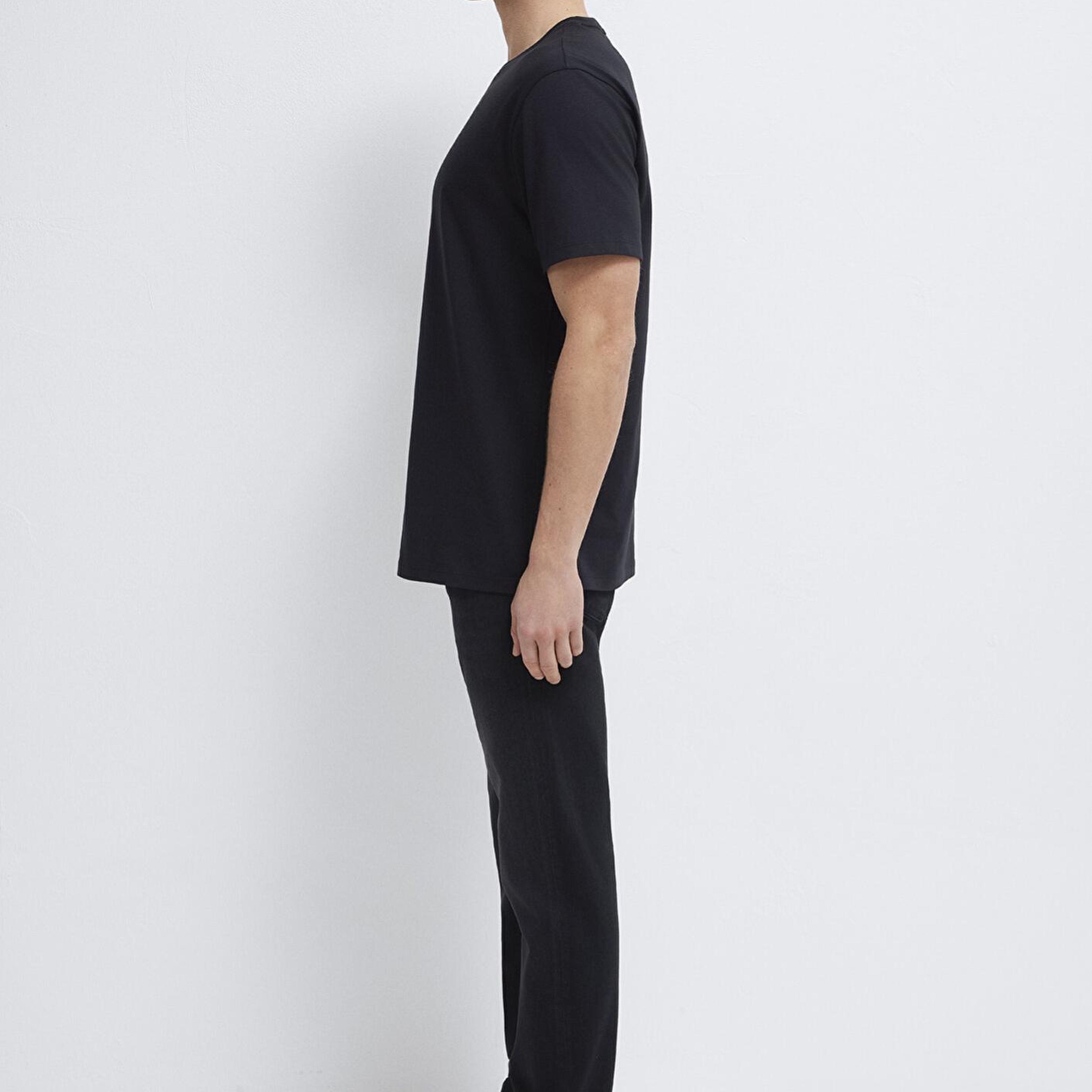 Mavi Mavi Black Reflektörlü Siyah Tişört Loose Fit / Bol Rahat Kesim 0613132-900