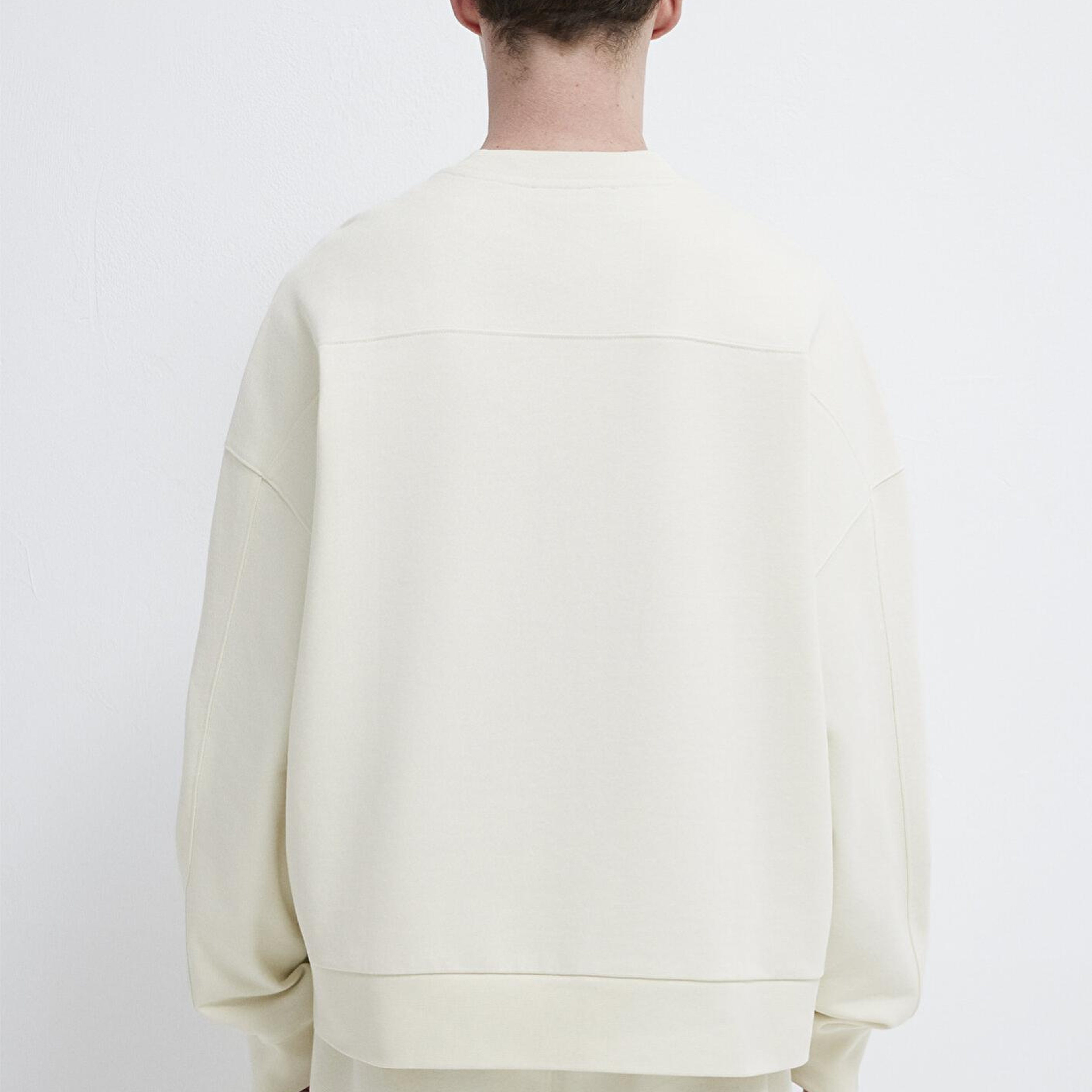 Mavi Bisiklet Yaka Ekru Sweatshirt 0S10550-71610