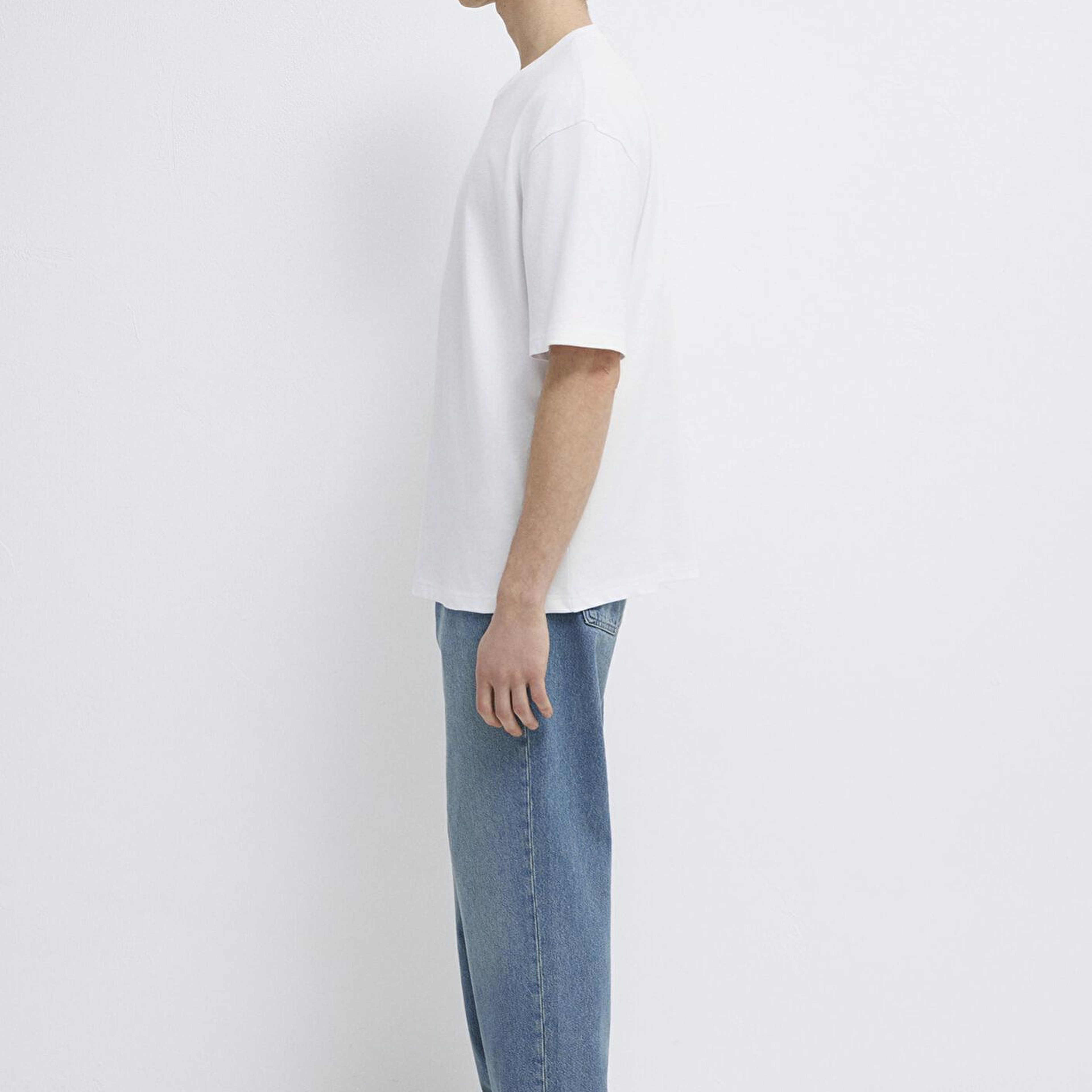 Mavi Mavi Nakışlı Beyaz Tişört Relaxed Fit / Rahat Kesim 0613130-620