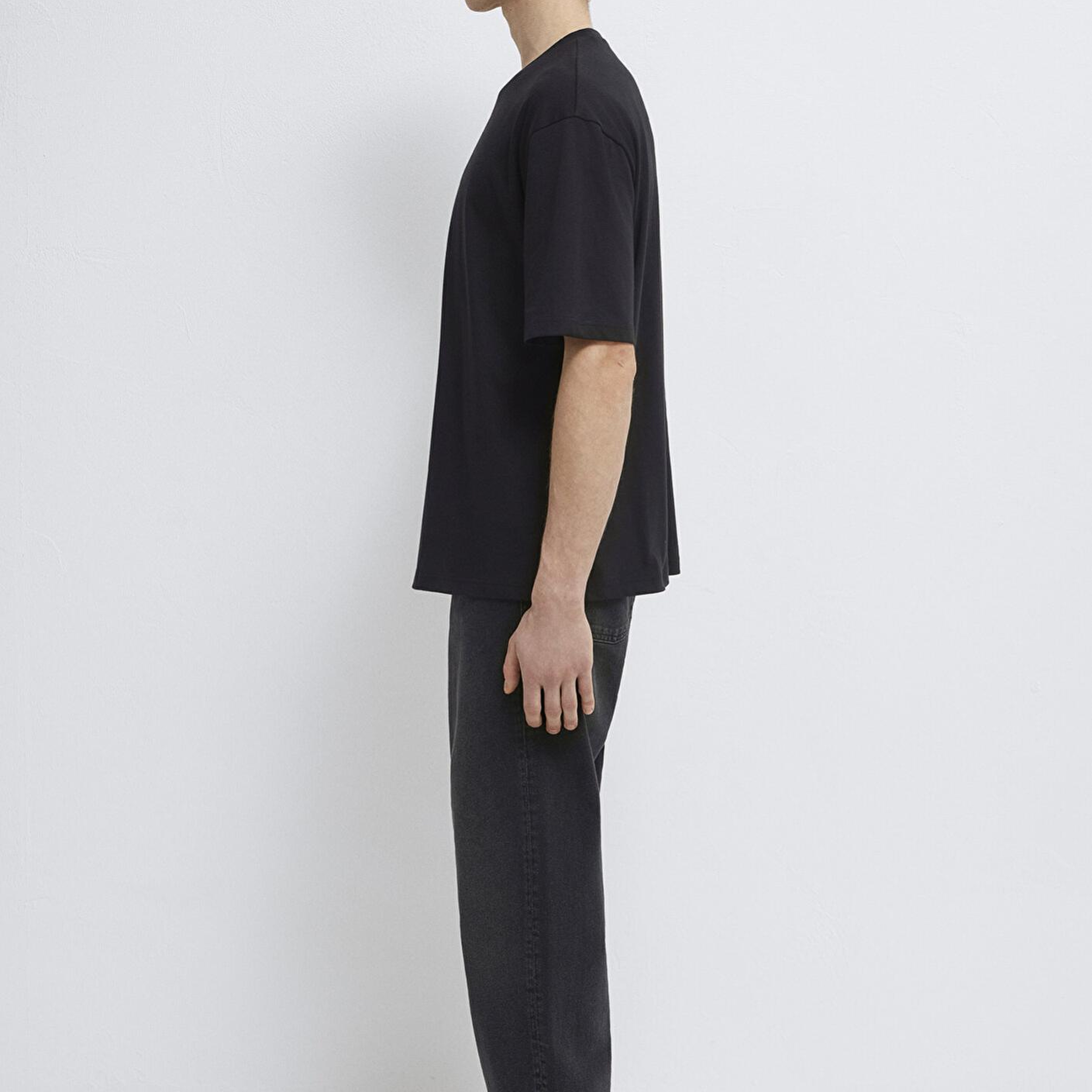 Mavi Mavi Nakışlı Siyah Tişört Relaxed Fit / Rahat Kesim 0613130-900