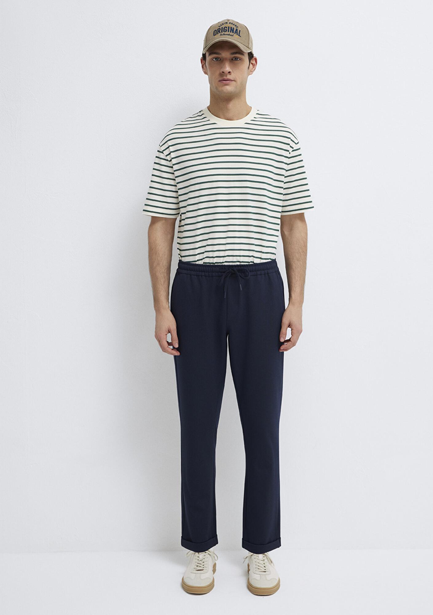 Mavi Lacivert Örme Pantolon 0010460-86623