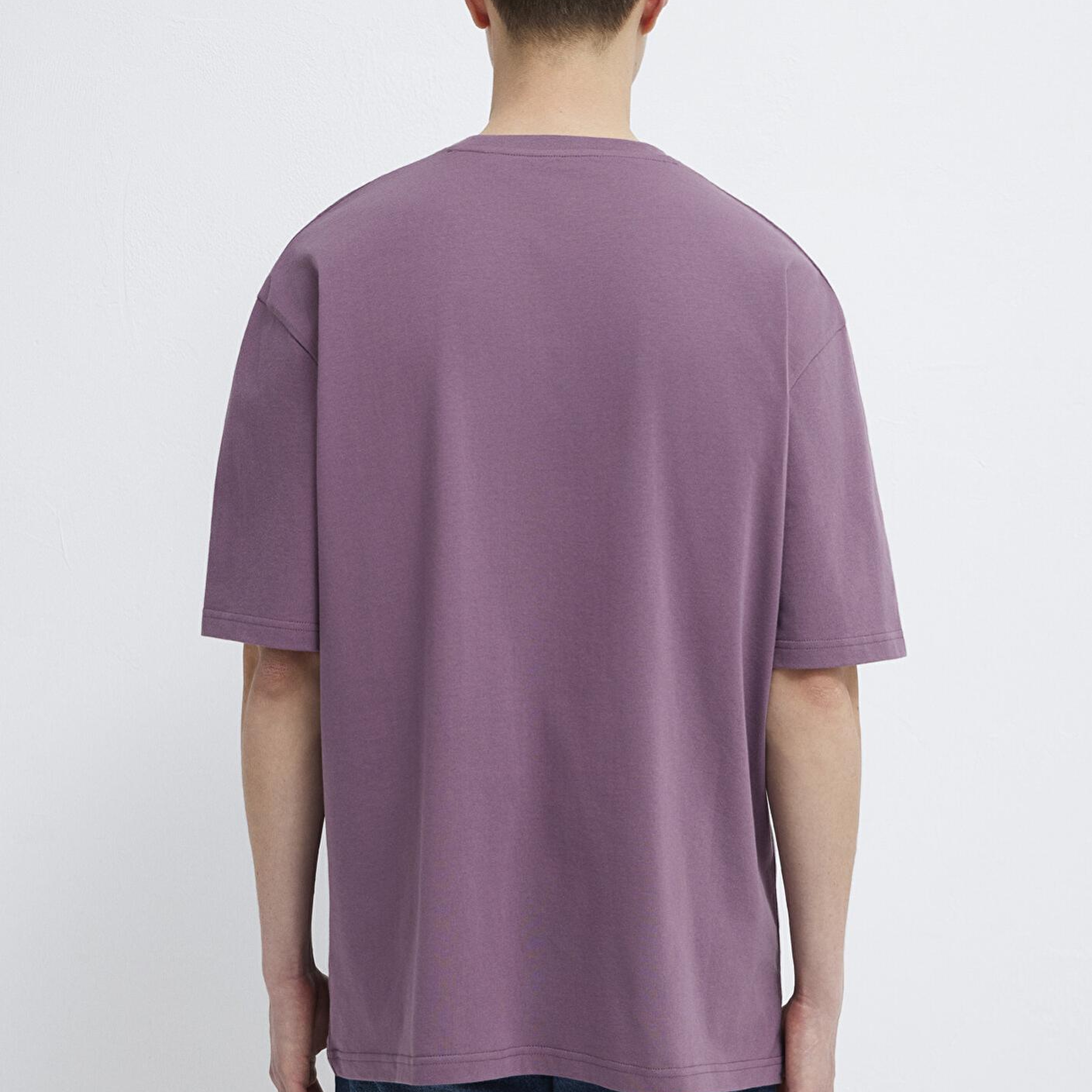 Mavi Mavi Baskılı Mor Tişört Relaxed Fit / Rahat Kesim 0613093-70648