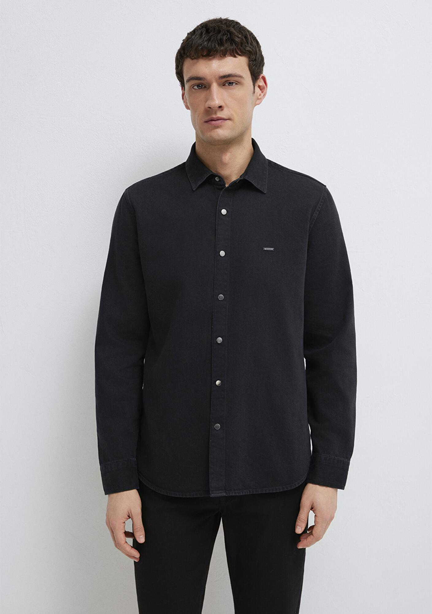 Mavi Mavi Black Siyah Gömlek Regular Fit / Normal Kesim 0211865-90850