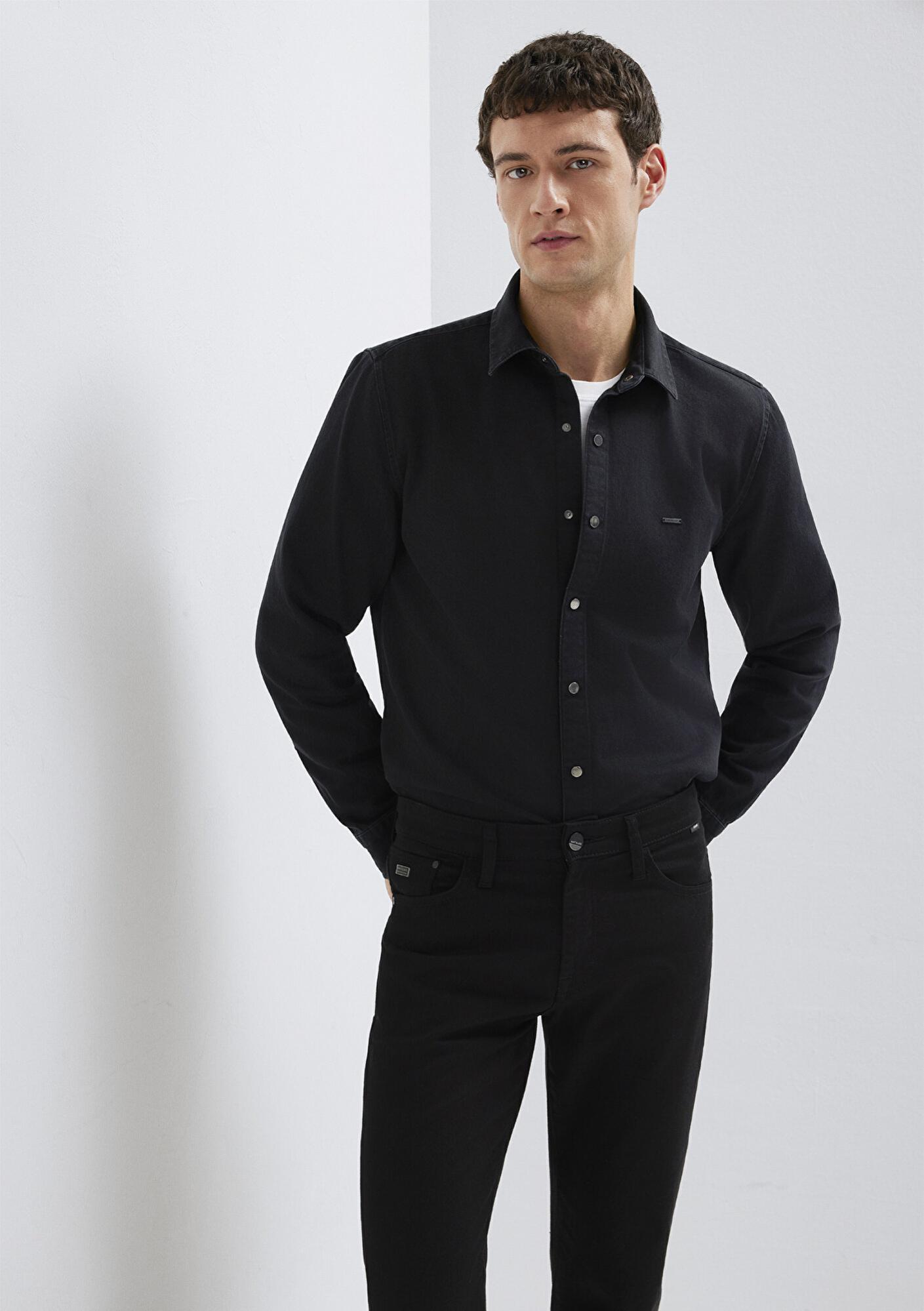 Mavi Mavi Black Siyah Gömlek Regular Fit / Normal Kesim 0211865-90850