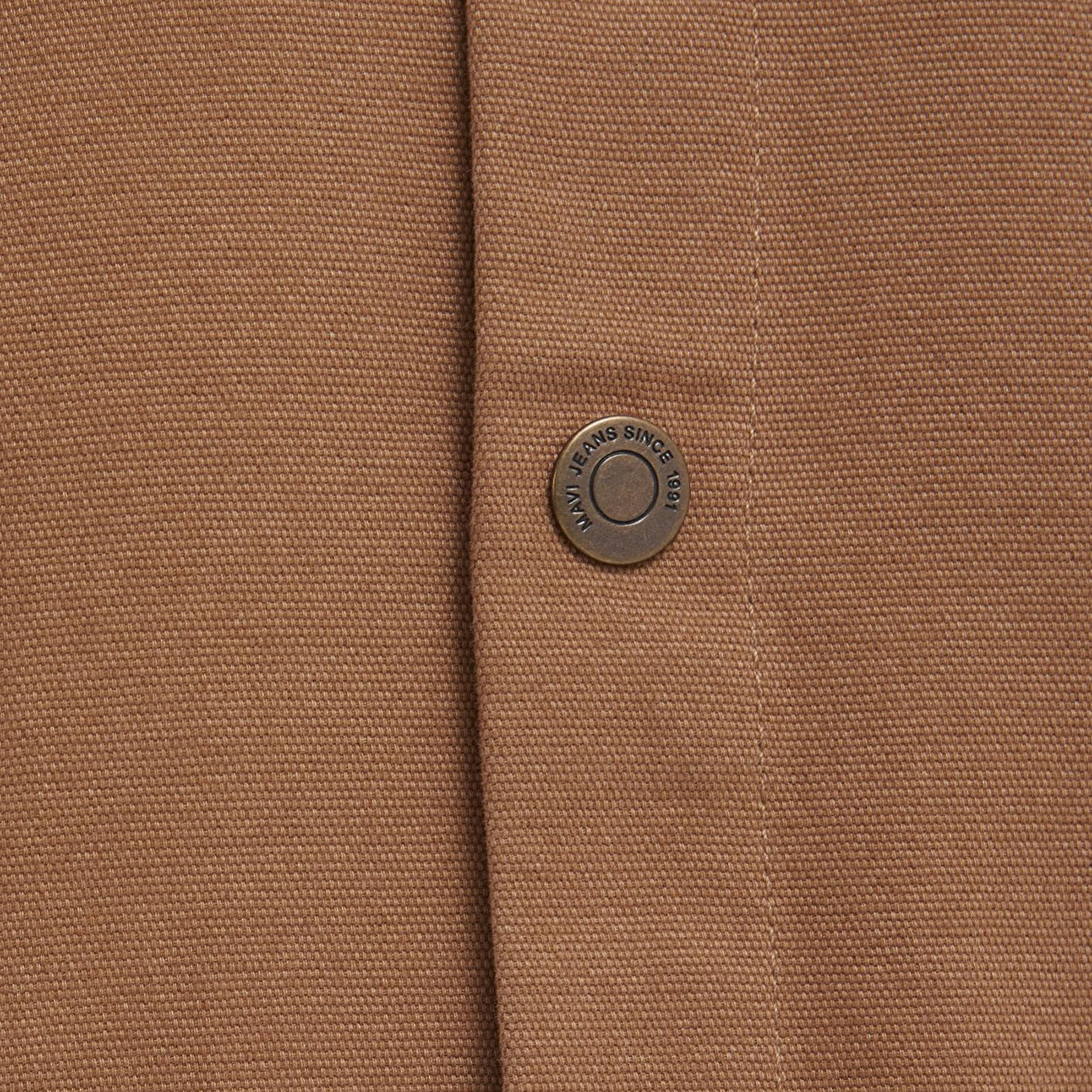 Mavi Kahverengi Gömlek Loose Fit / Bol Rahat Kesim 0211900-91393