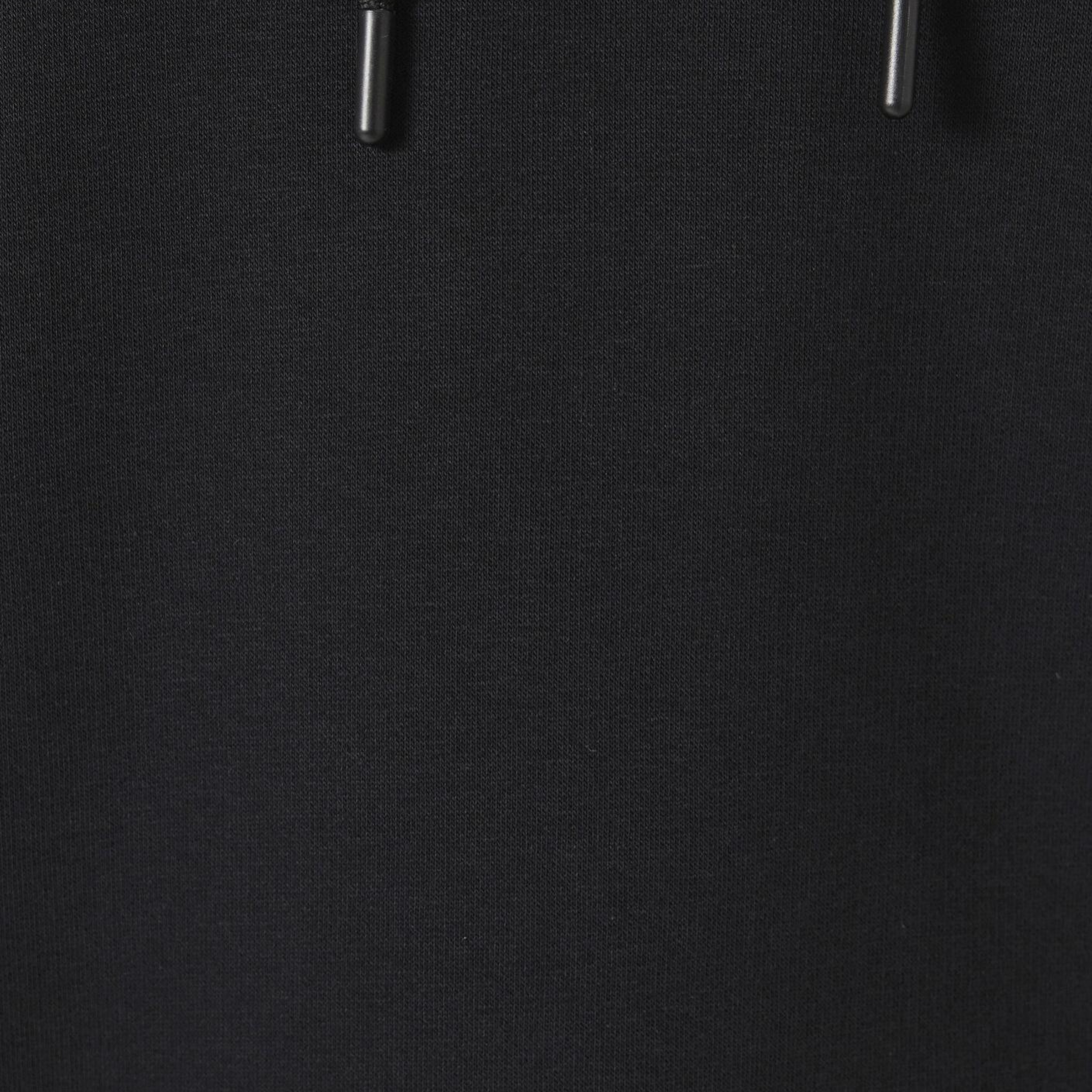 Mavi Mavi Logo Baskılı Kapüşonlu Siyah Sweatshirt 0S10549-900