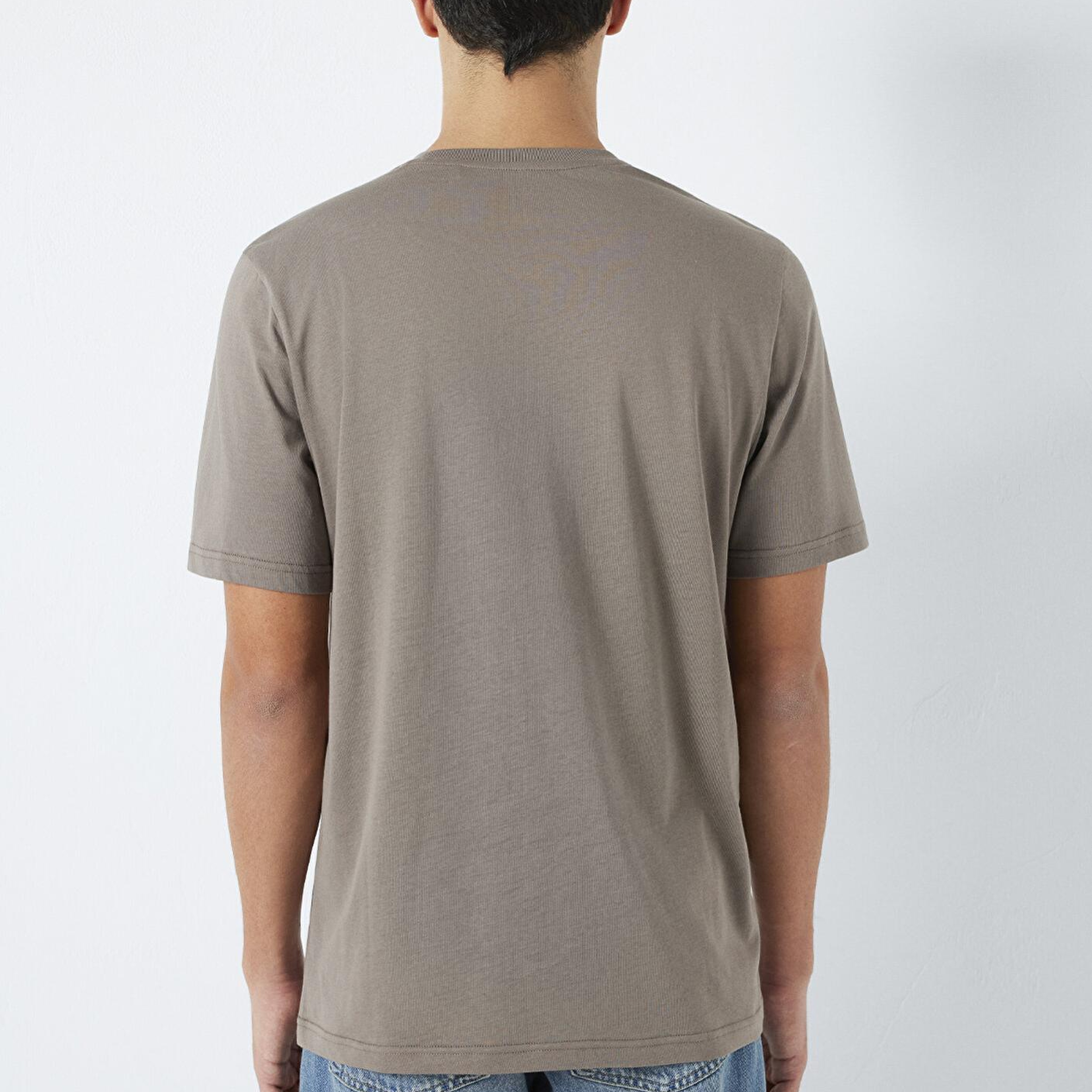 Mavi Mavi Logo Baskılı Kahverengi Tişört Regular Fit / Normal Kesim 0611714-87875