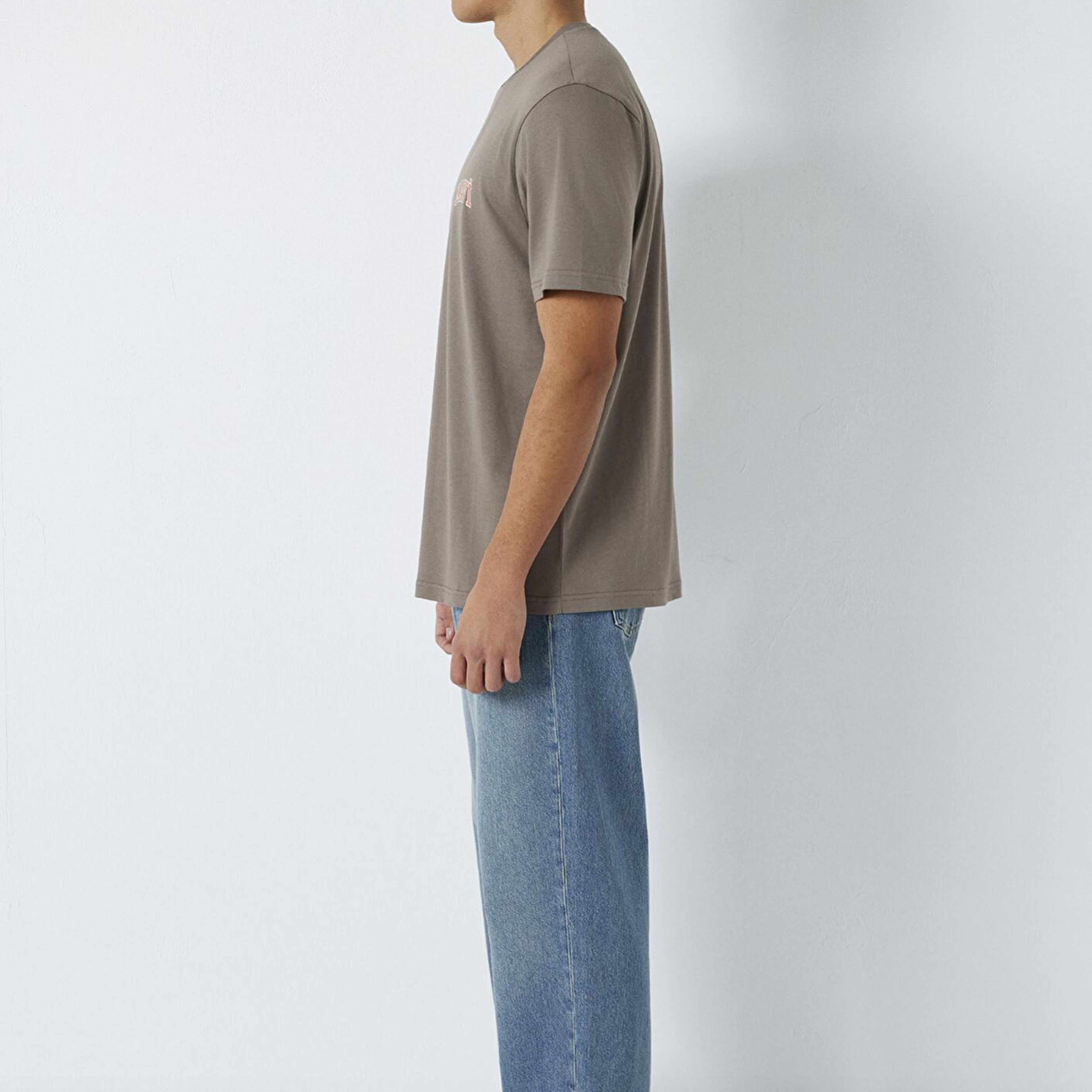 Mavi Mavi Logo Baskılı Kahverengi Tişört Regular Fit / Normal Kesim 0611714-87875